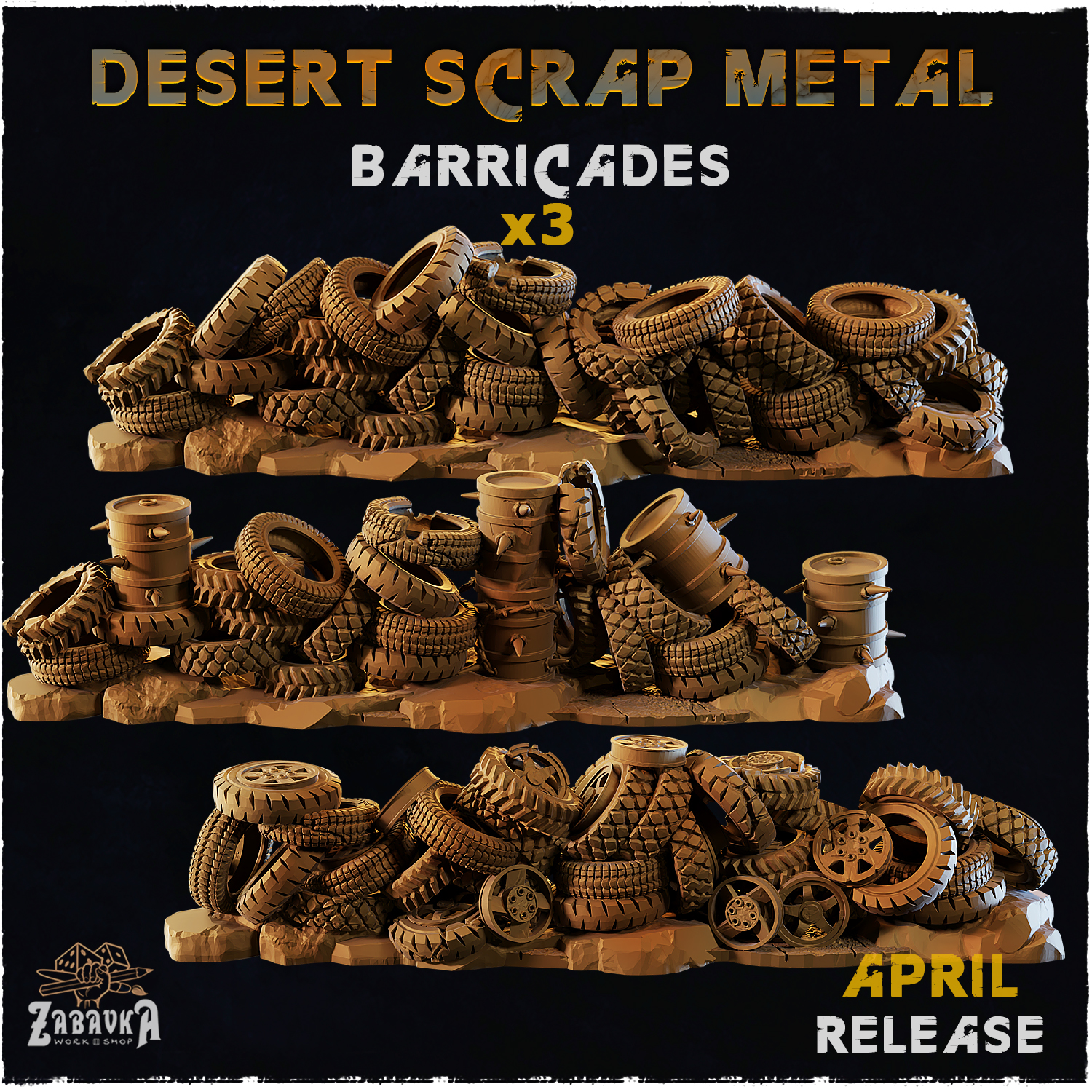 Barricades - Desert Scrap Metal