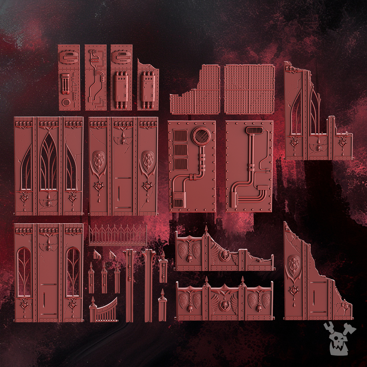Crimson Wings Modular Terrain