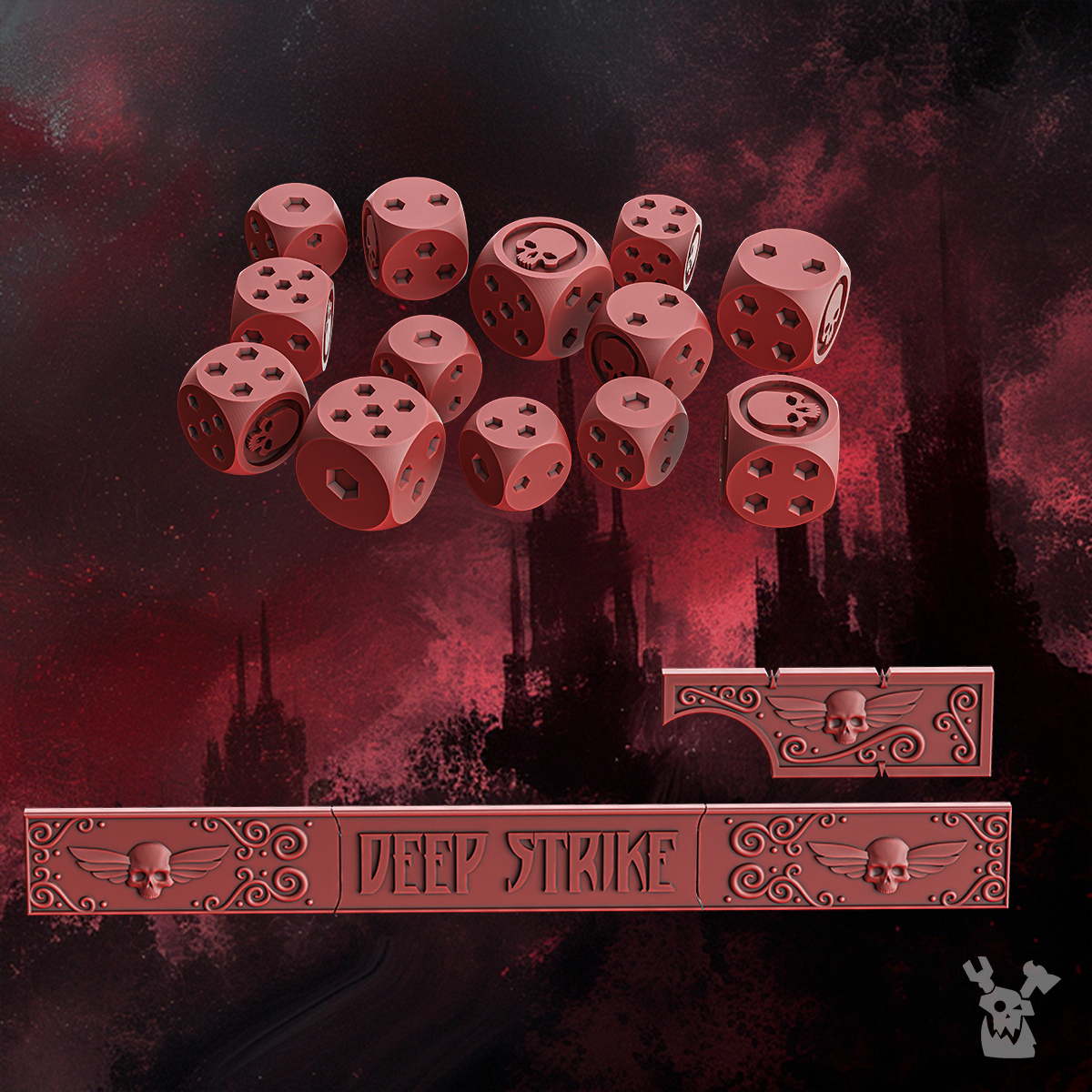 Crimson Wings Gauge and Dice