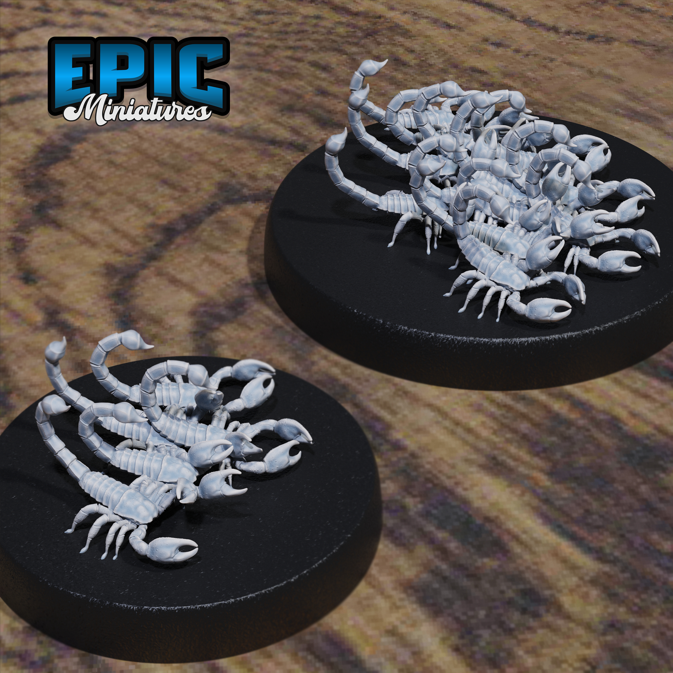 Scorpion Swarm Set / Arachnid Beast / Evil Poison Creature / Wild Southern Army / Grasping Pincers Monster / Desert Encounter