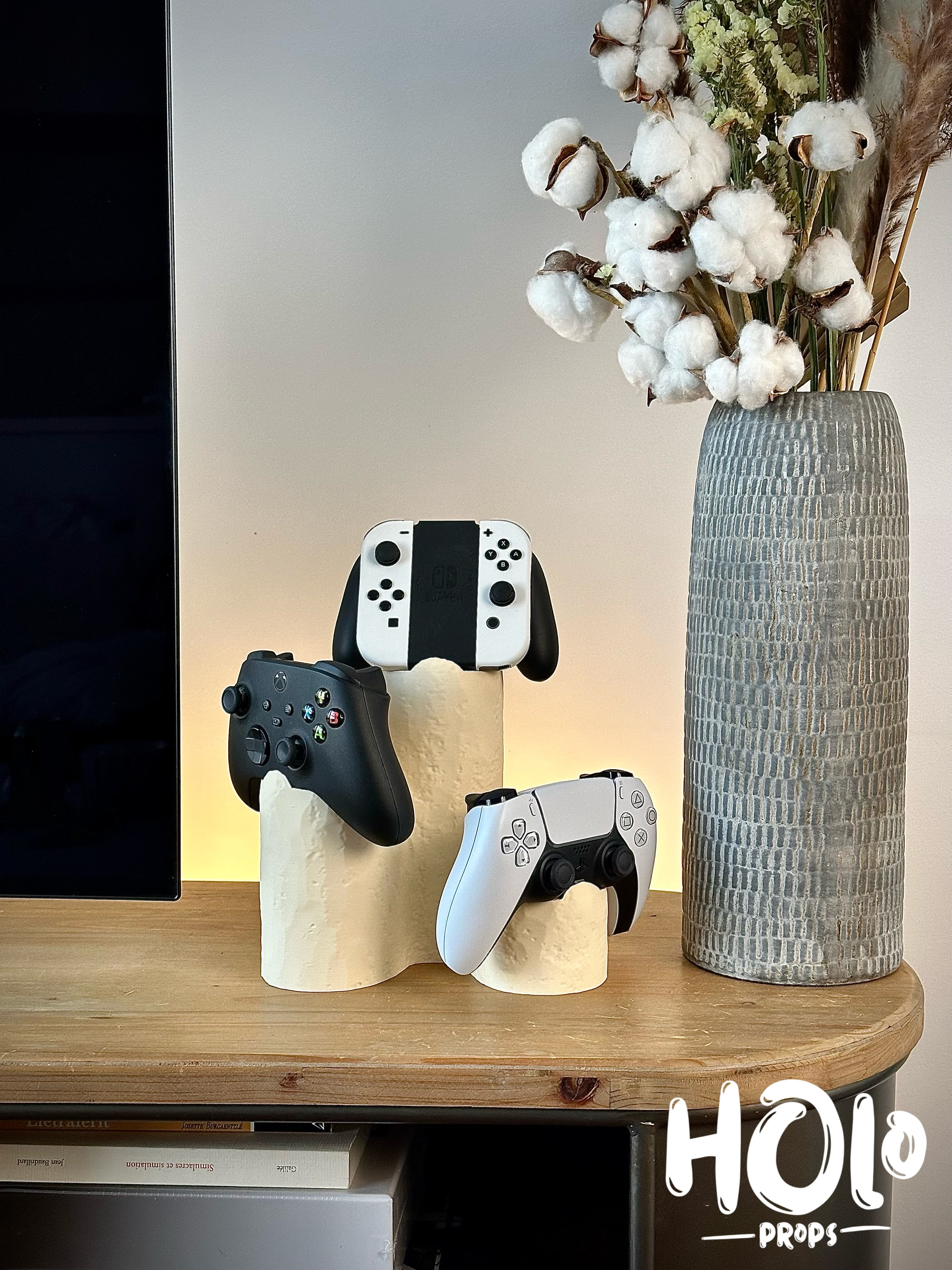 The Modern Triple Controller Stand