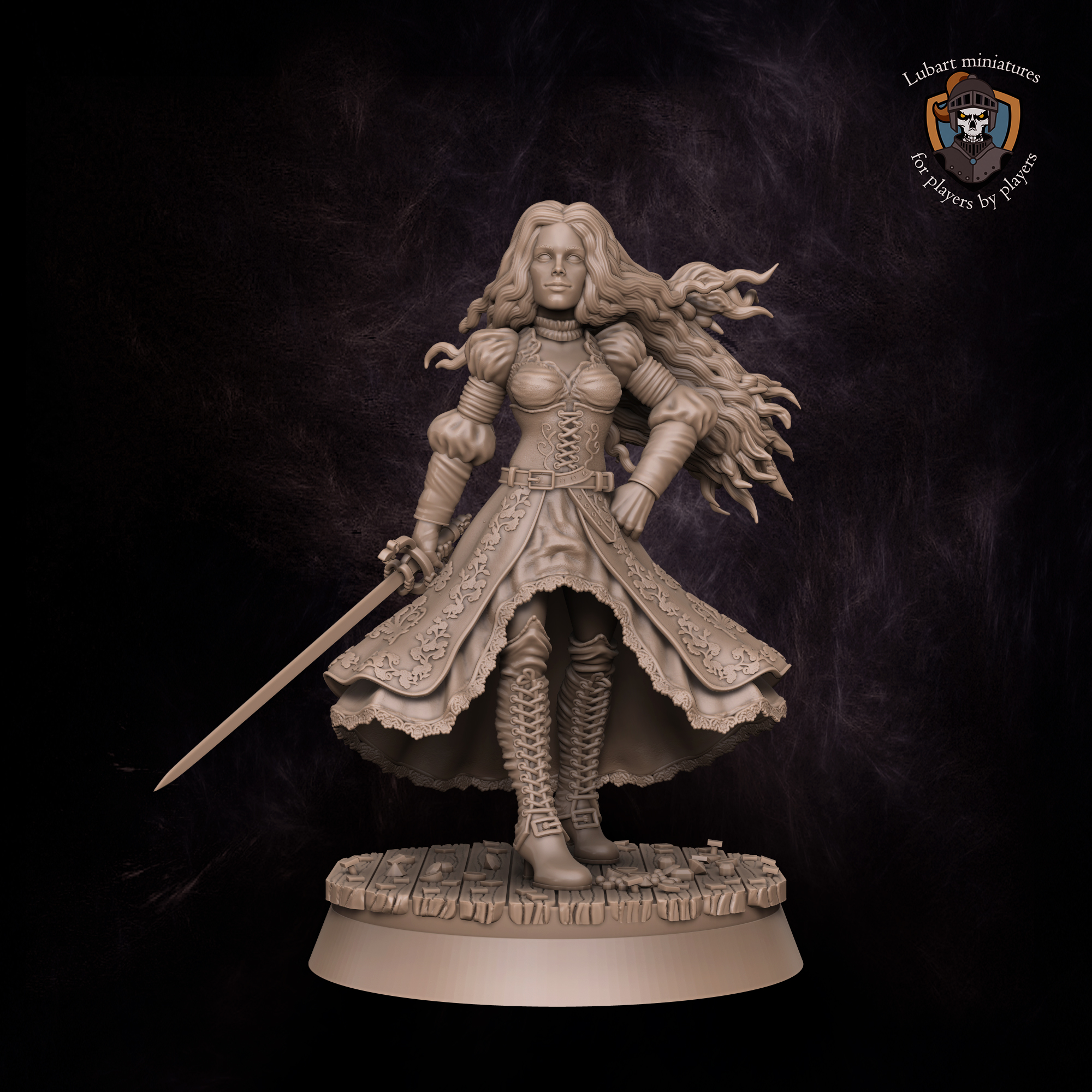 Pirate Queen 32mm pose1