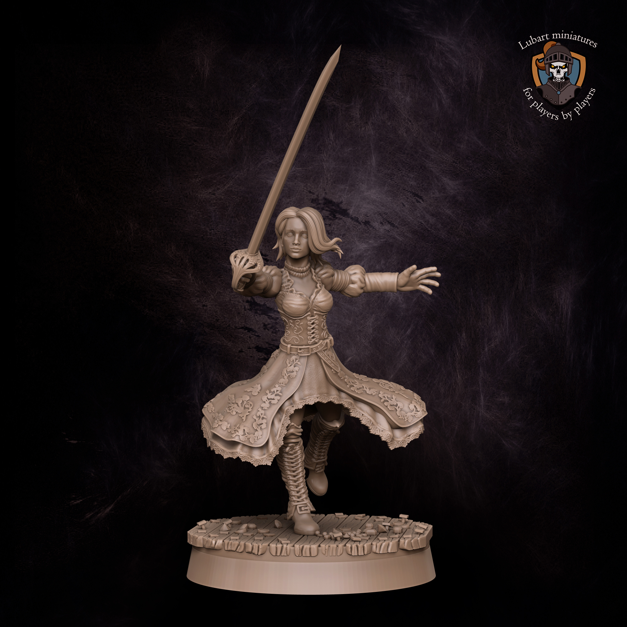 Pirate Queen 32mm pose2
