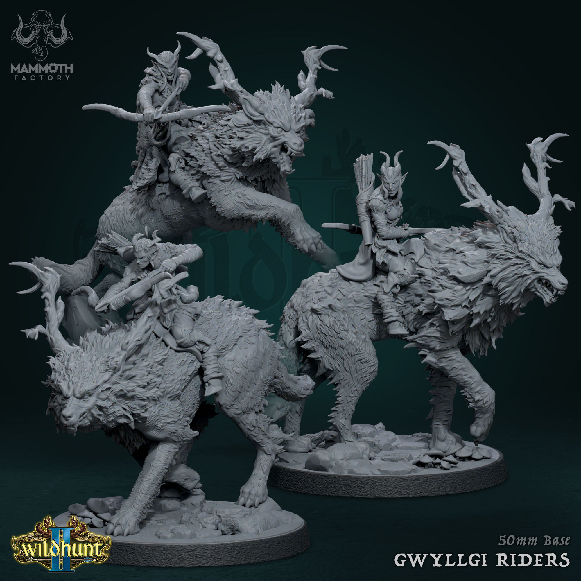Gwyllgi Riders Warband - Wolf Riders