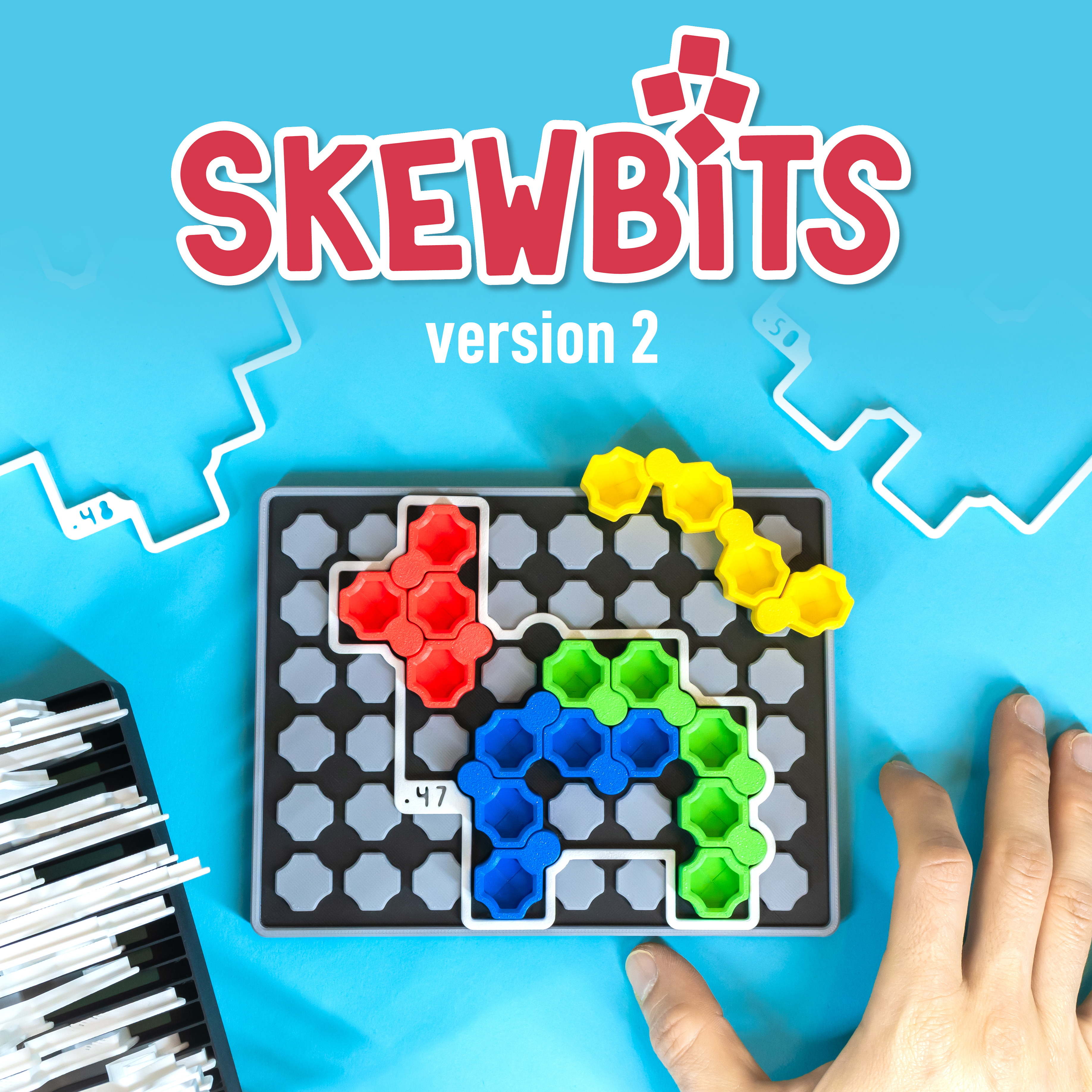 SKEWBITS v2.0 Puzzle Game // Full Set w. Problems 001-050