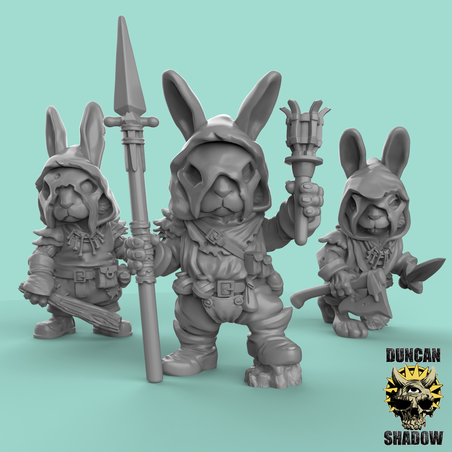 Rabbit Folk Cultists (Pre Supported)