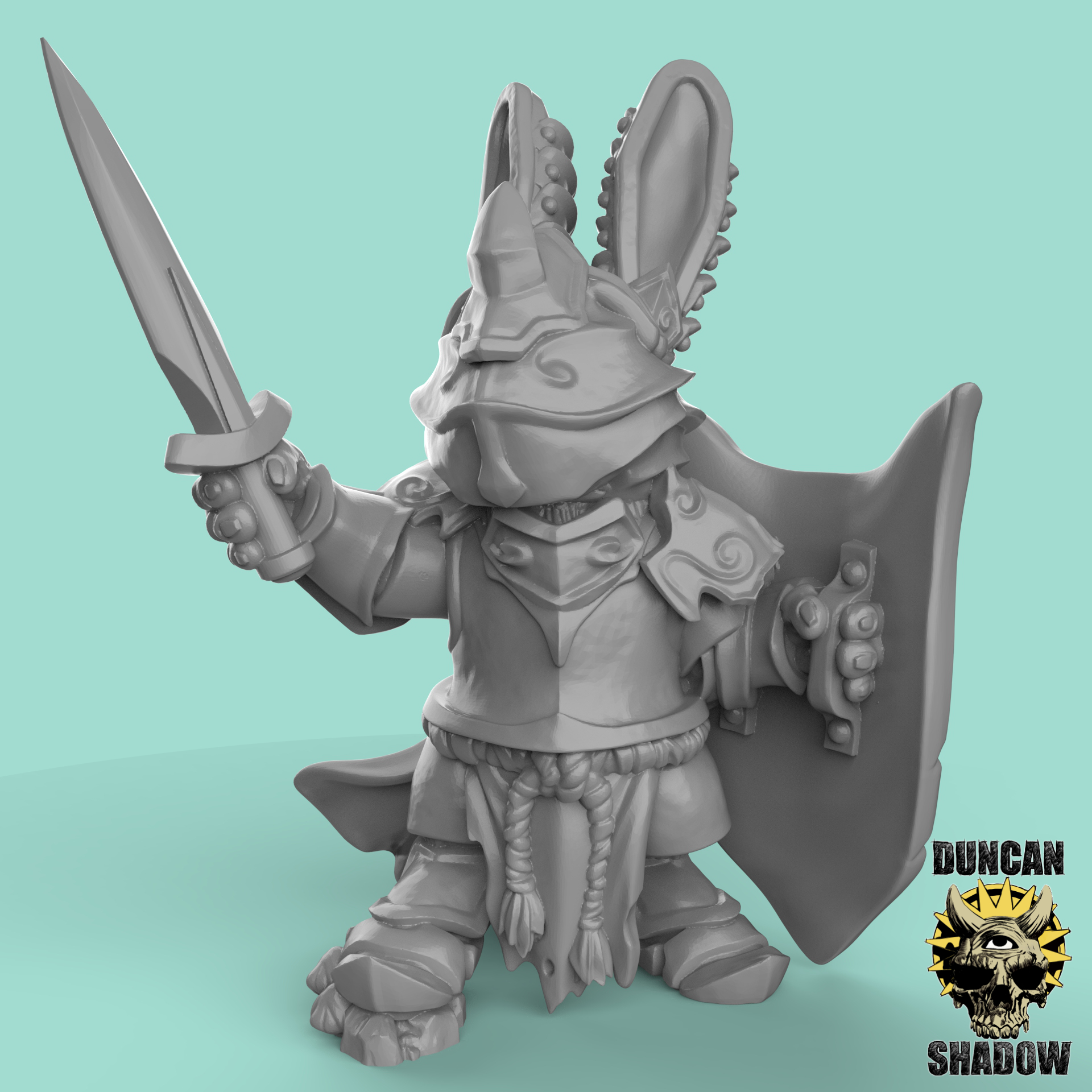 Rabbit Folk Paladin (Pre Supported)