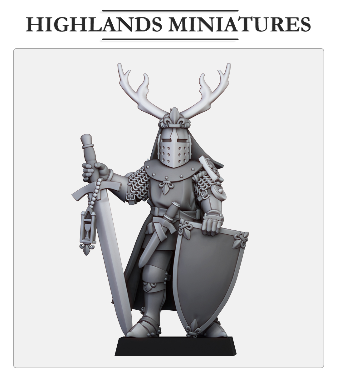 Dismounted Gallia Duke 1 - Highlands Miniatures