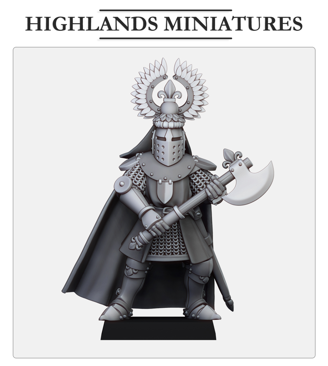 Dismounted Gallia Duke 2 - Highlands Miniatures
