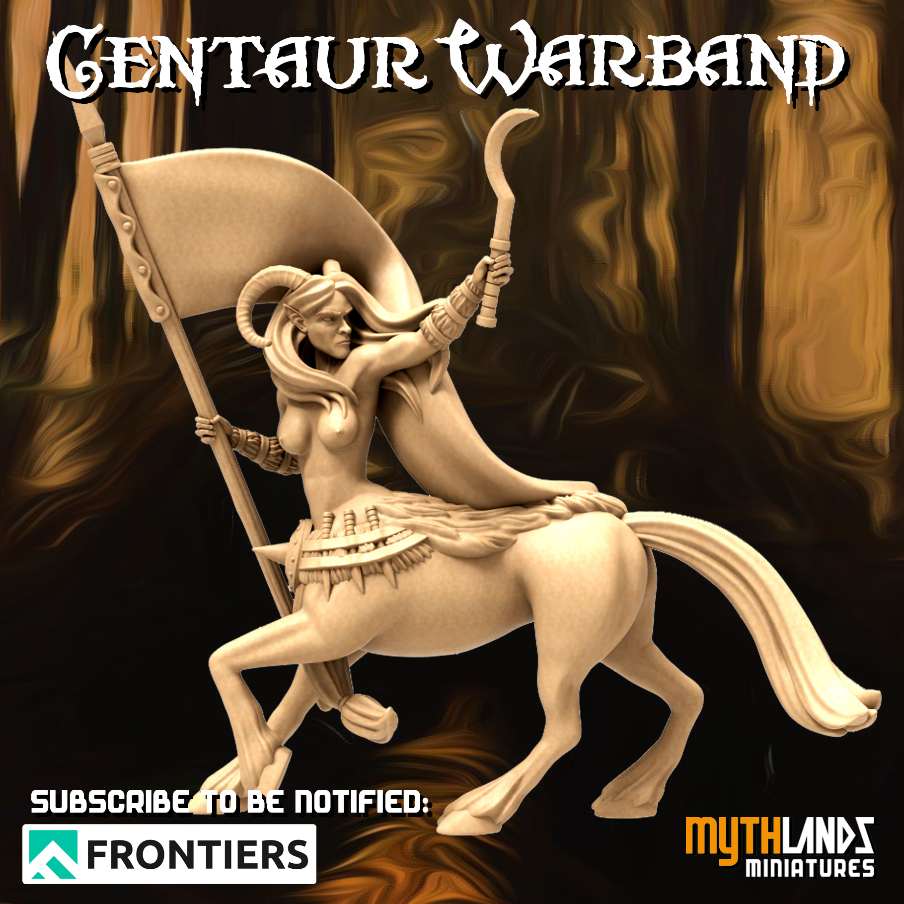 Female Centaur Standard Bearer
