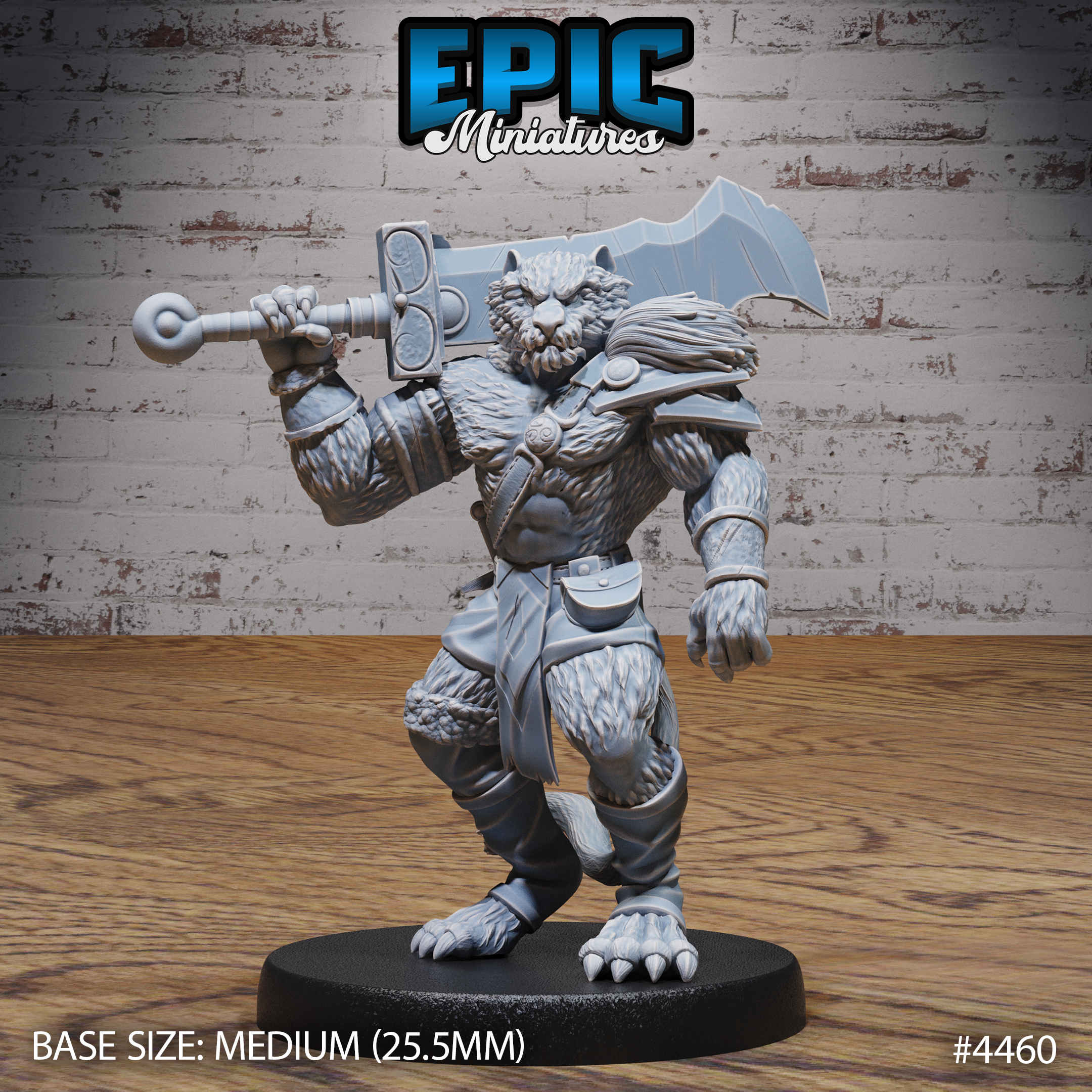 Tiger Folk Adventurer / Predator Cat / Catfolk / Feline Beast / Sword Master Animal / Brave Monk Warrior