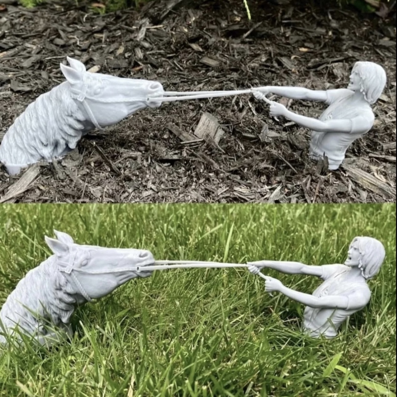 Atreyu and Artax, Swamp of Sadness Planter Decoration, The Neverending Story