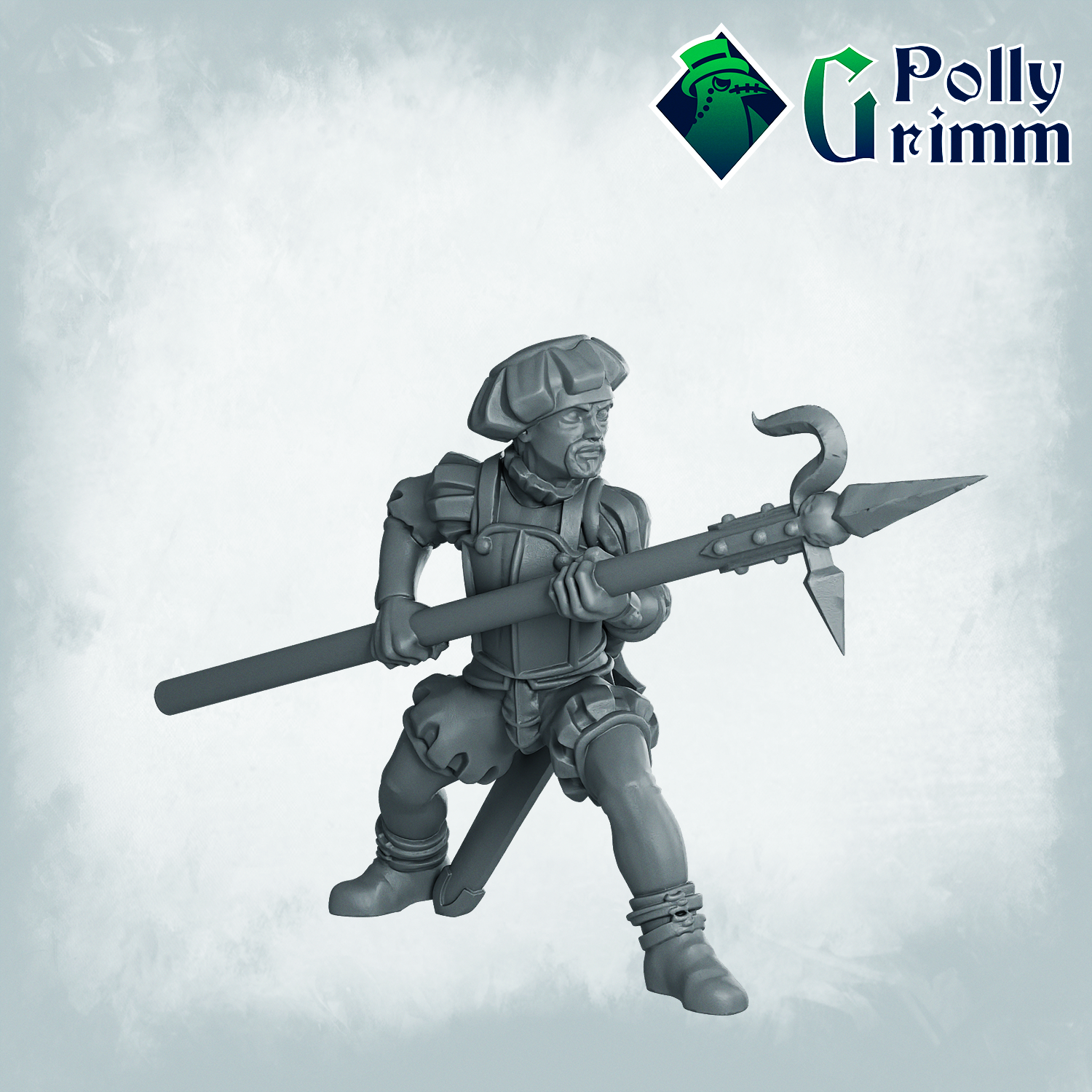 Fantasy and historic miniatures for tabletop games. Imperial Humans. Men at arms, spear-man