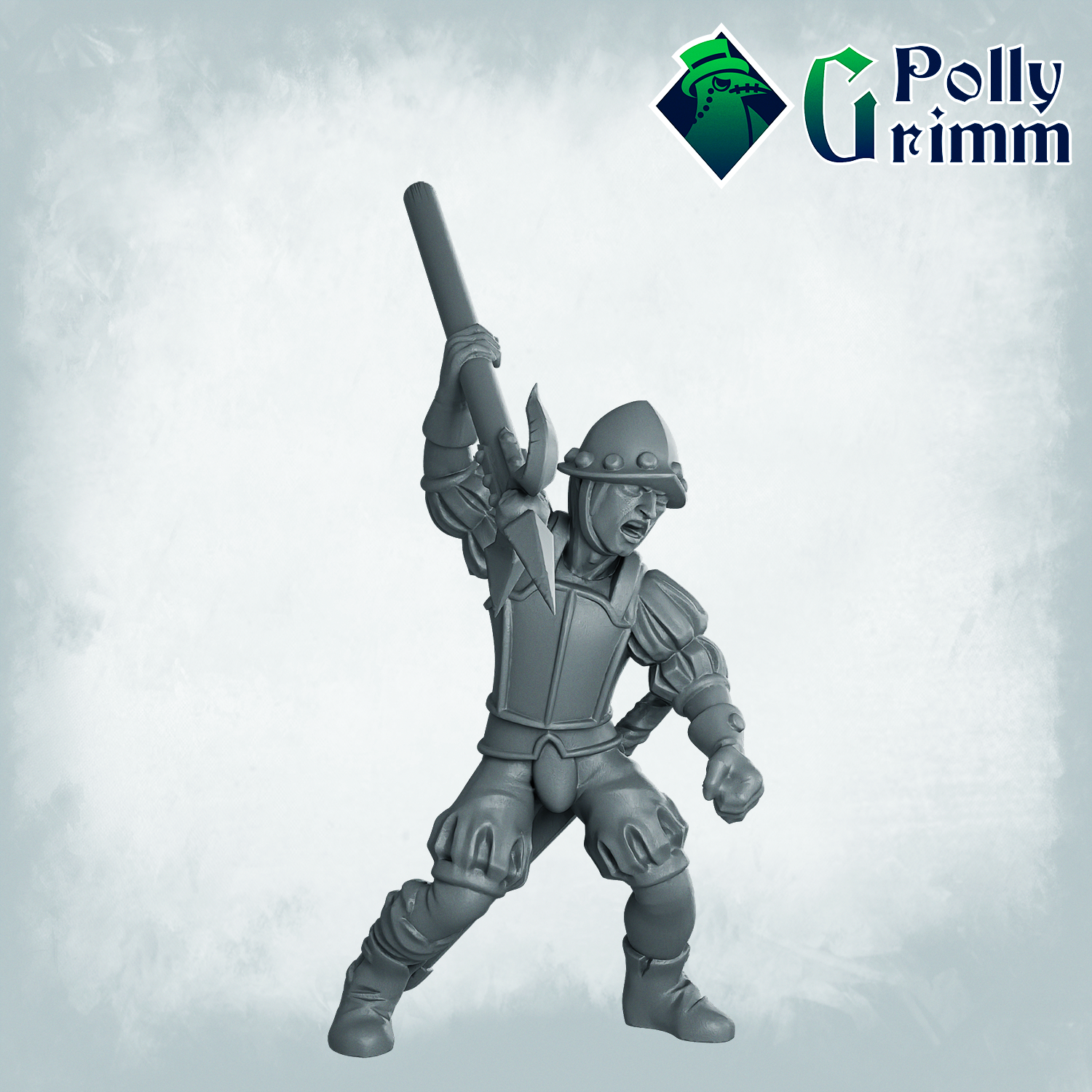 Fantasy and historic miniatures for tabletop games. Imperial Humans. Men at arms, spear-man