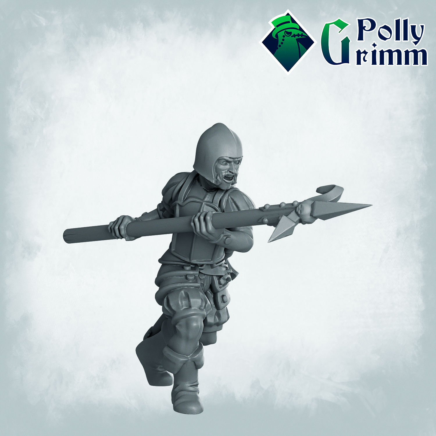 Fantasy and historic miniatures for tabletop games. Imperial Humans. Men at arms, spear-man