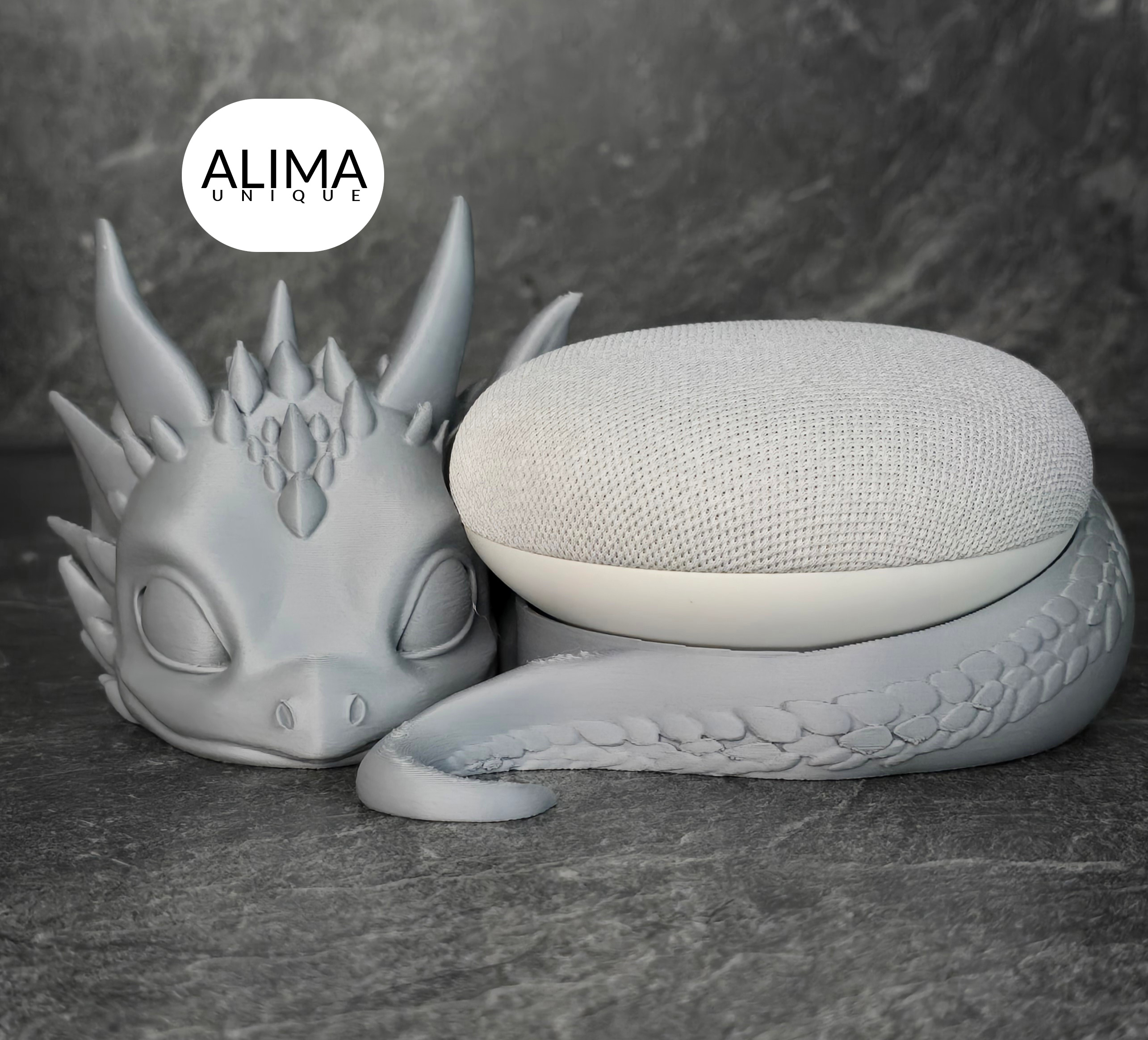 lying baby dragon - compatible google nest mini