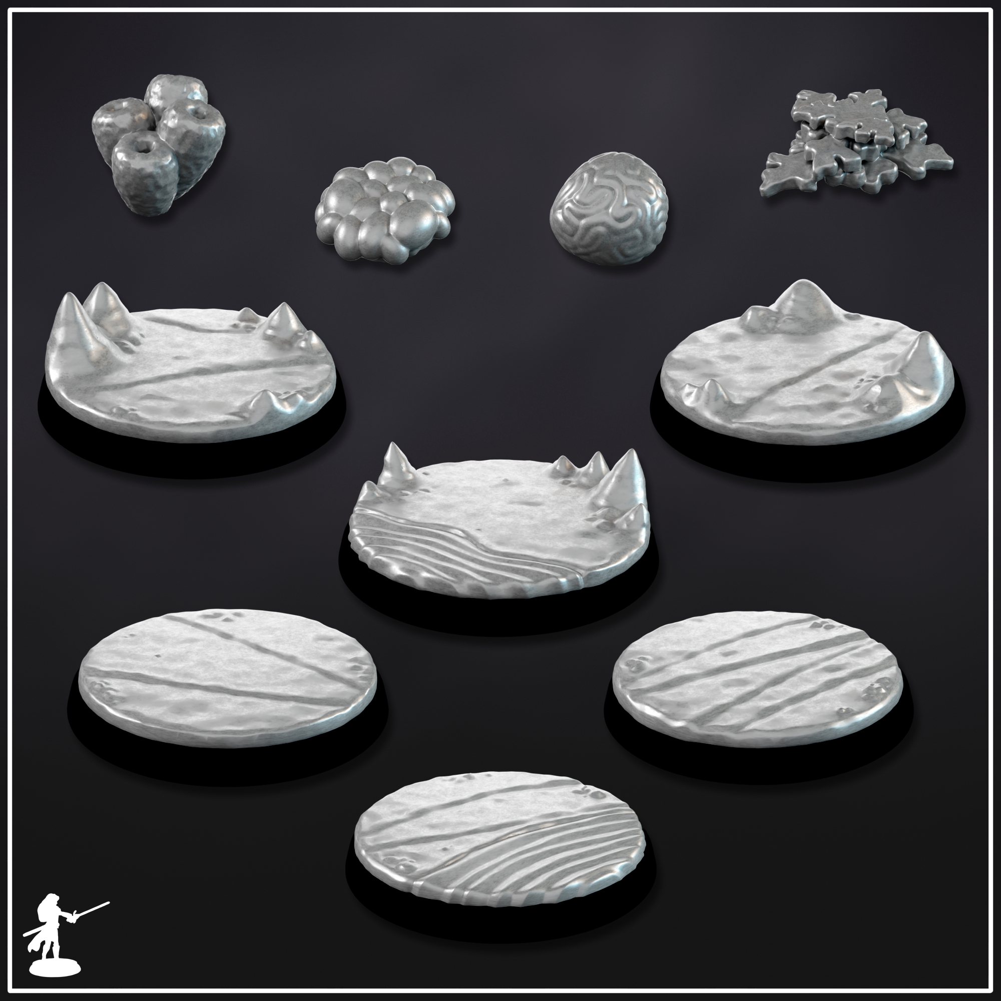 Sea Caverns [PRE-SUPPORTED] | Base & Bits Set