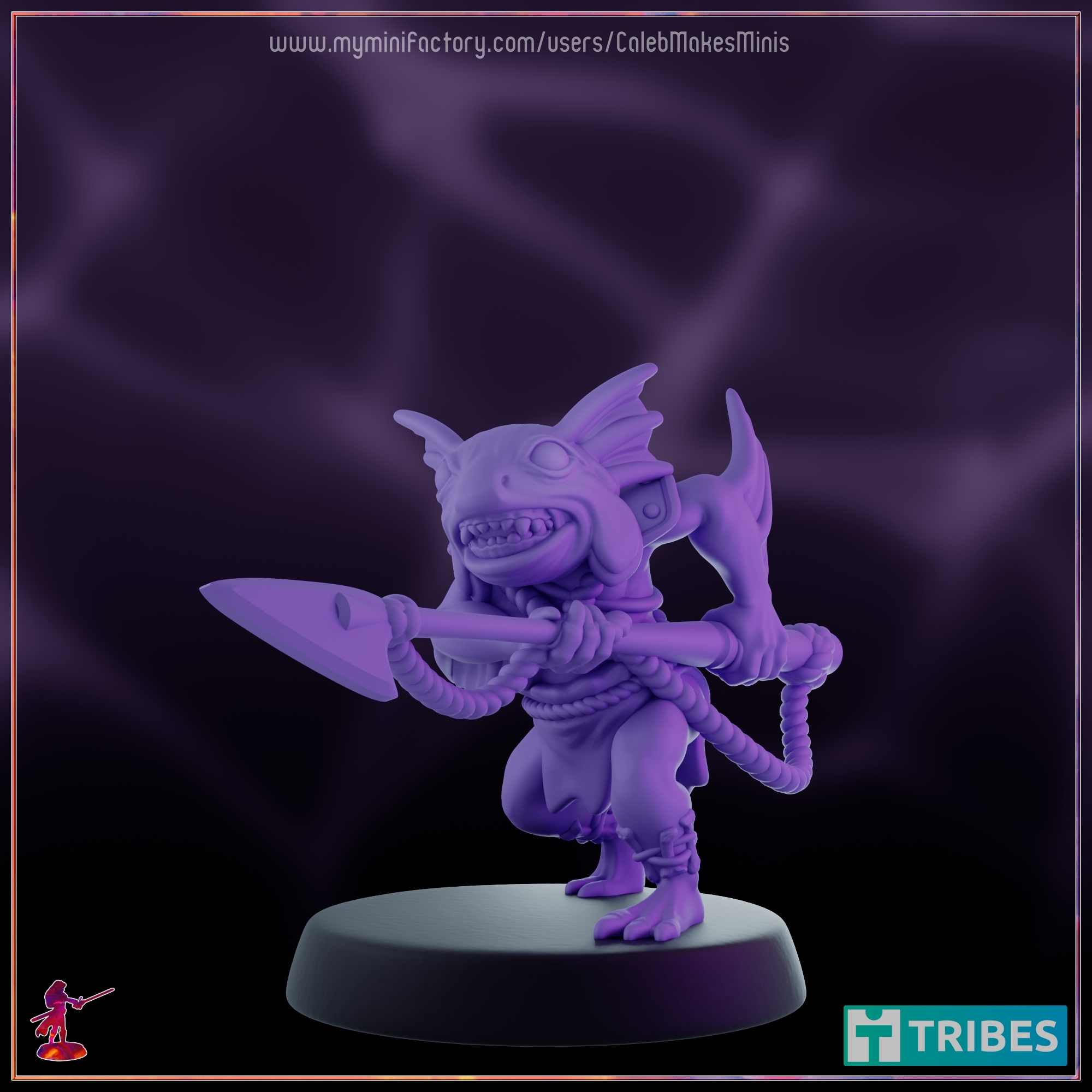 Goggler Harpooner (Version A) [PRE-SUPPORTED] | Fishmen Series