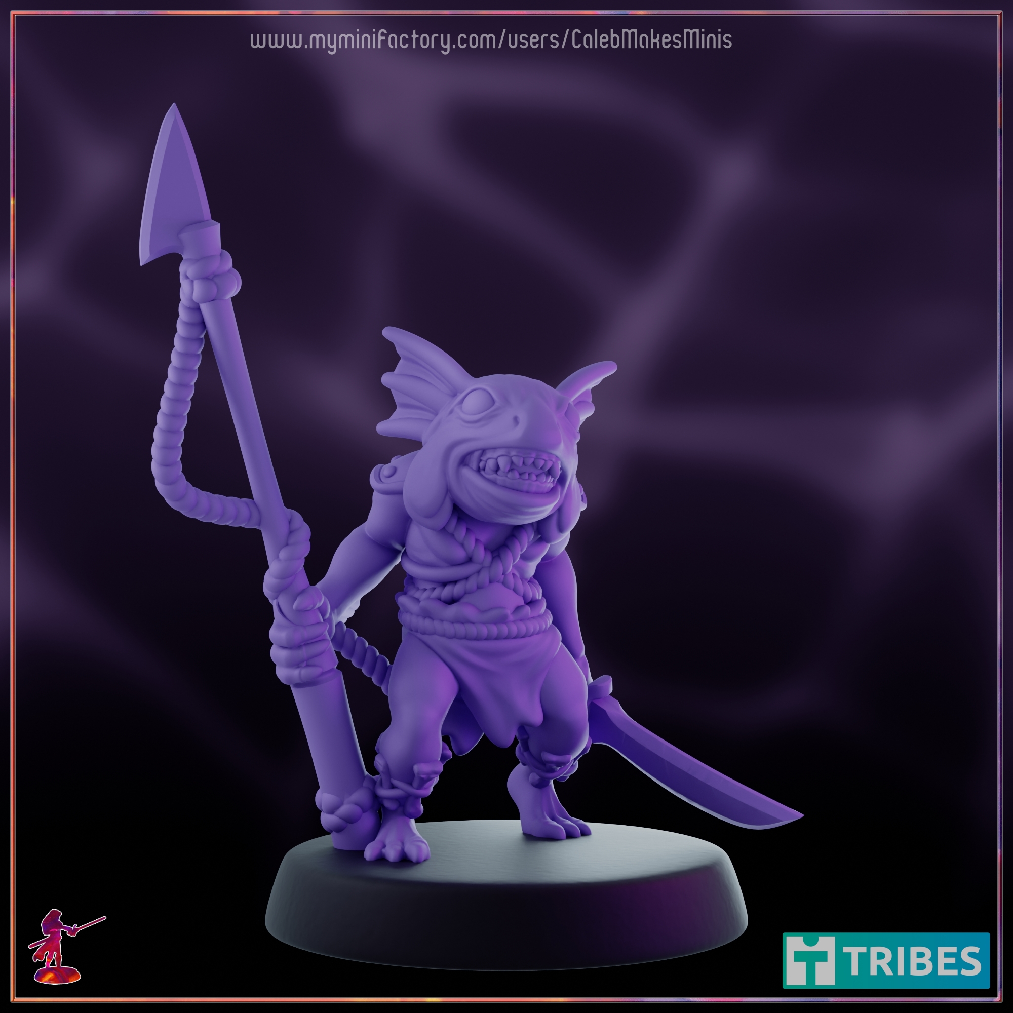 Goggler Harpooner (Version B) [PRE-SUPPORTED] | Fishmen Series