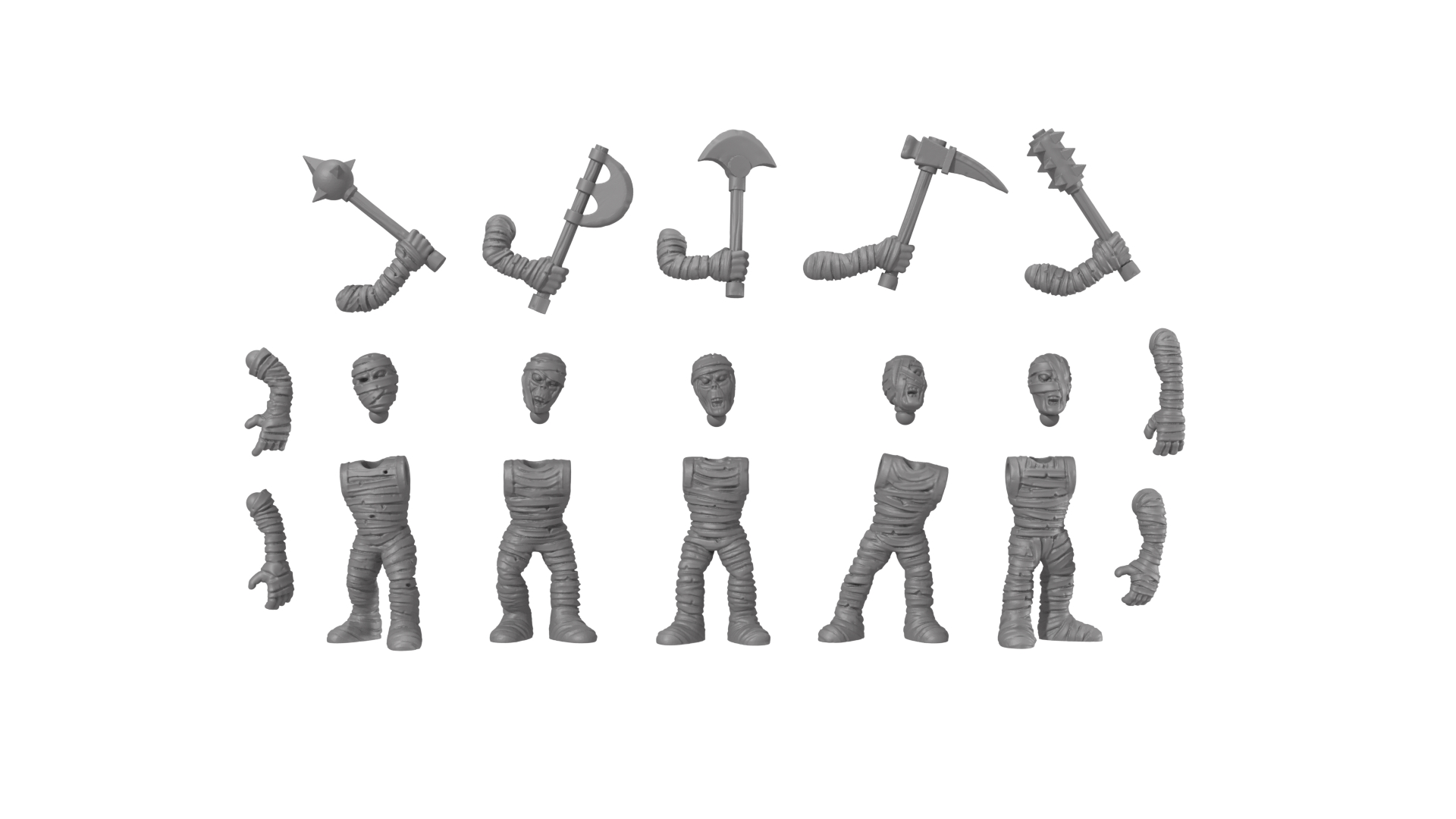 Pre-Supported Mummies