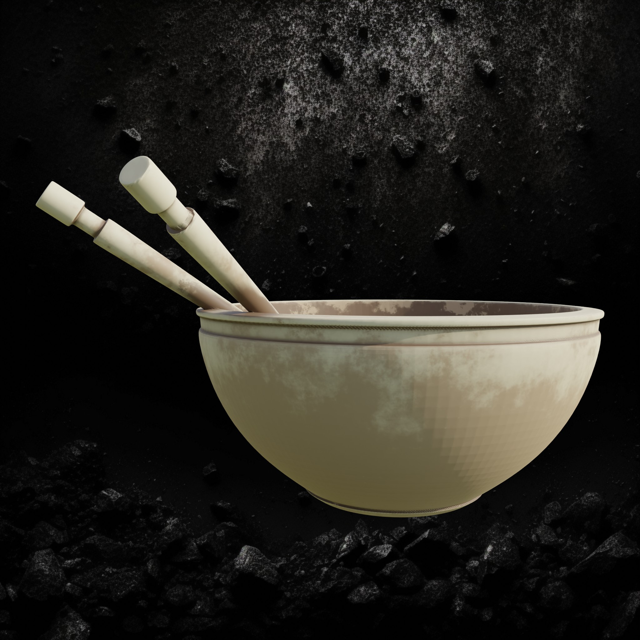 Kimonobe Tea and Ramen Set - Asian Inspired Food Props STL for DnD & Wargaming