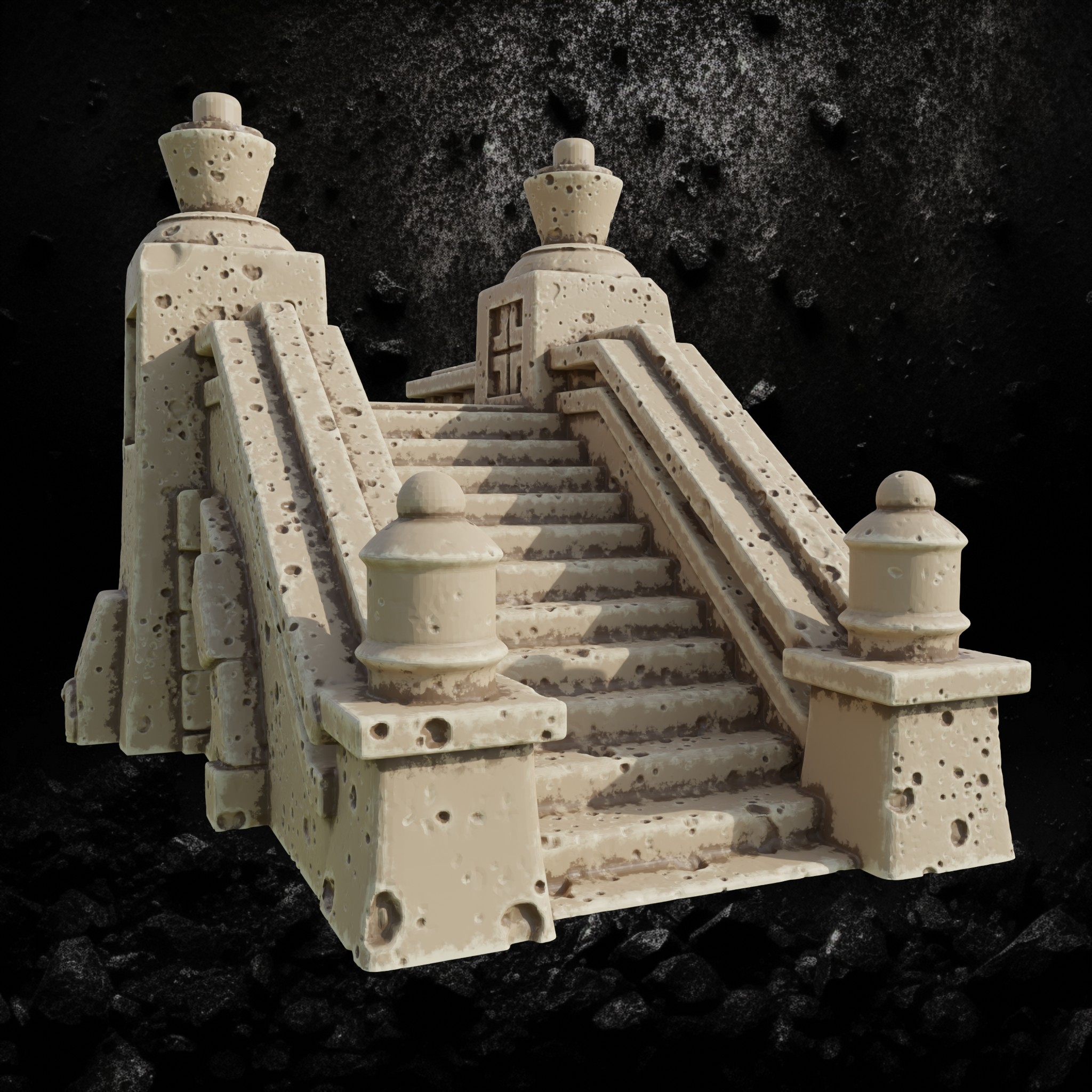 Kimonobe Bridge 2 - Asian Inspired Garden Crossing STL for DnD & Wargaming