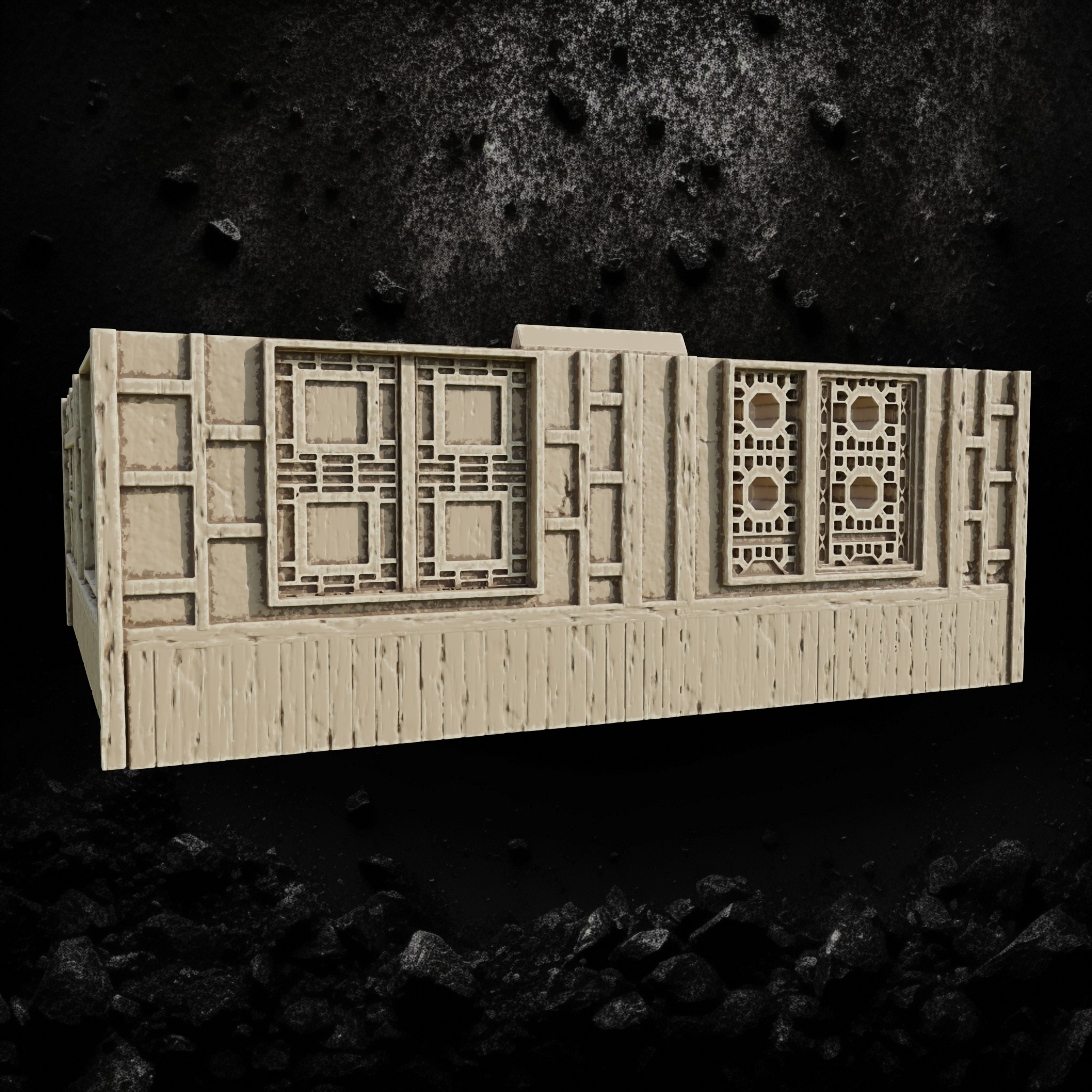 Kimonobe House 20 - Asian Inspired Village Home STL for DnD & Wargaming