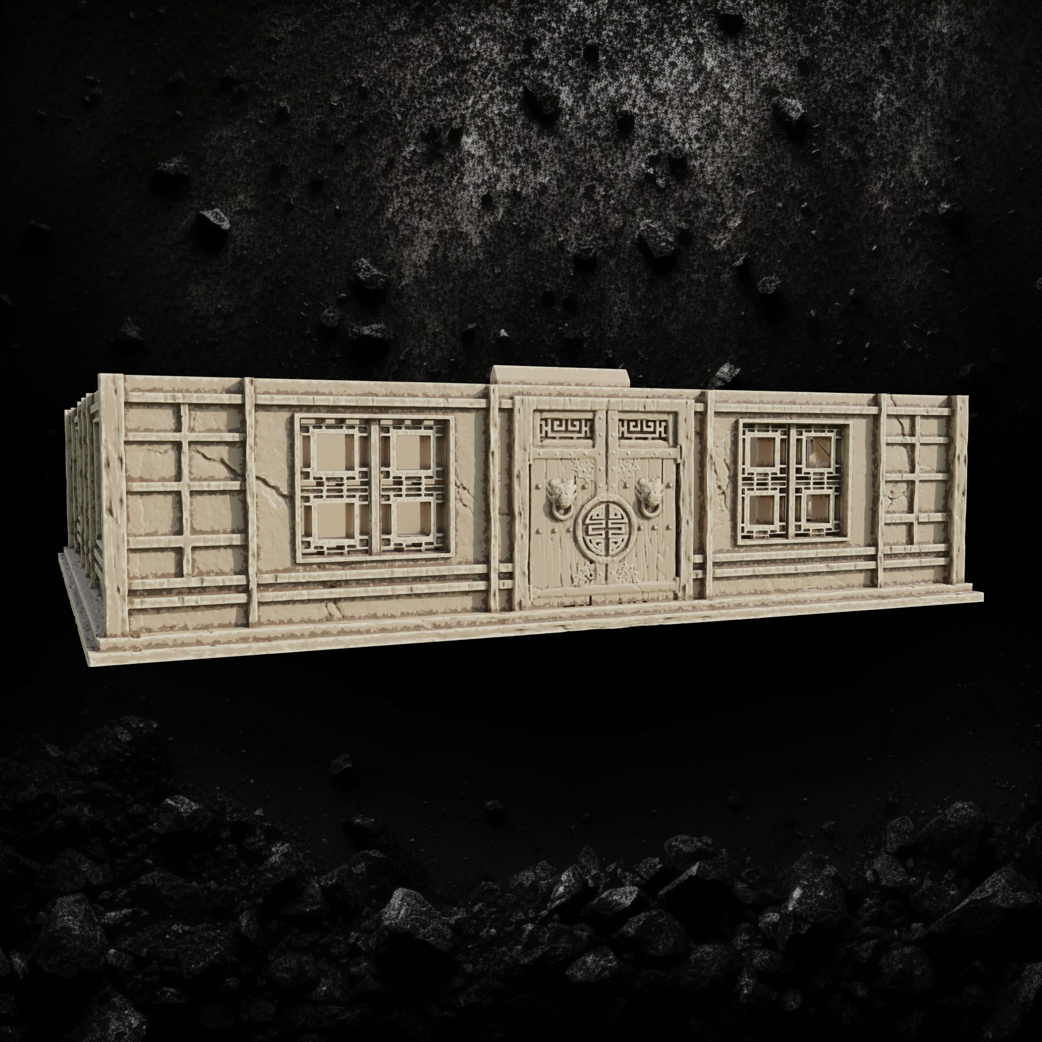 Kimonobe House 21 - Asian Inspired Village Home STL for DnD & Wargaming