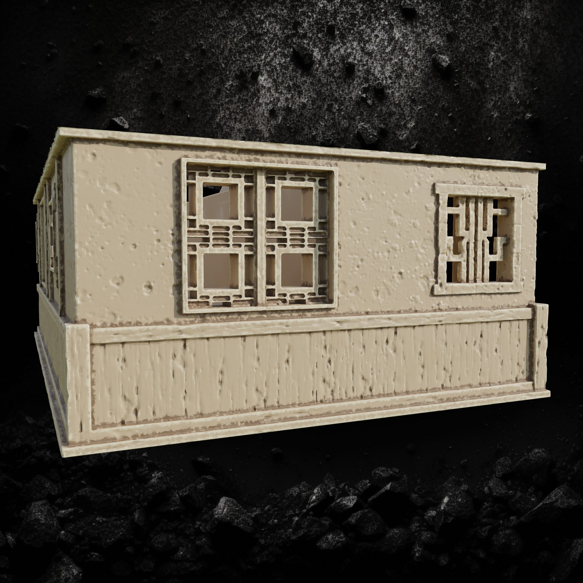 Kimonobe House 25 - Asian Inspired Village Home STL for DnD & Wargaming