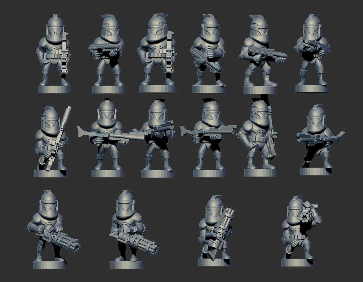 Clone Fase 1 10 mm Scale