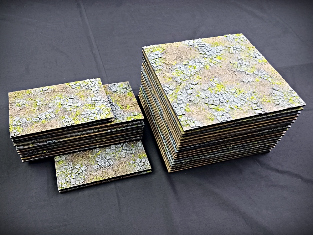 Rough Stone Scatter Tiles Deluxe Set