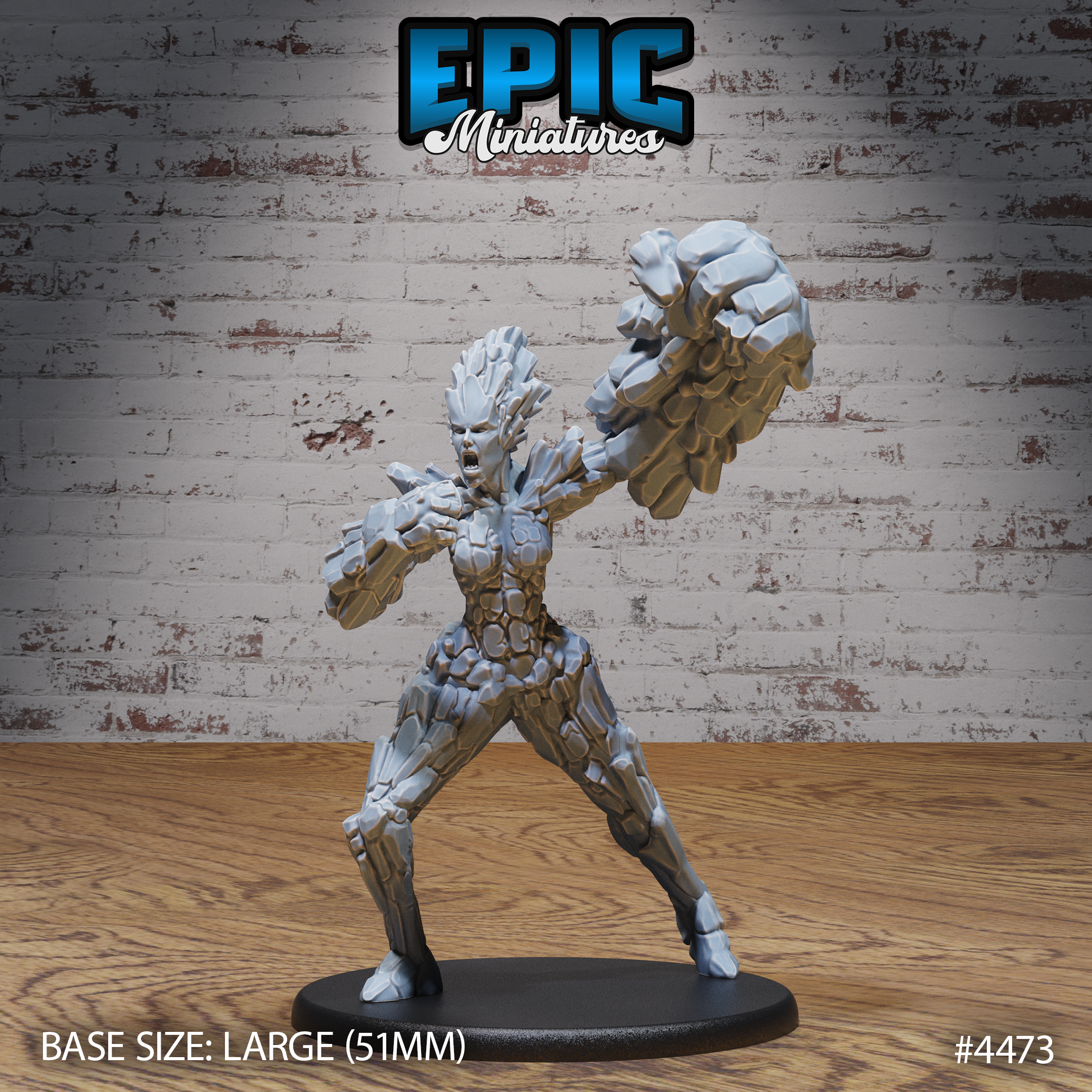 Earth Elemental Female Punch / Ancient Rock / Stone Element Primordial / Evil Mine Beast / Mountain Guard Creature / Nature Monster Encounter