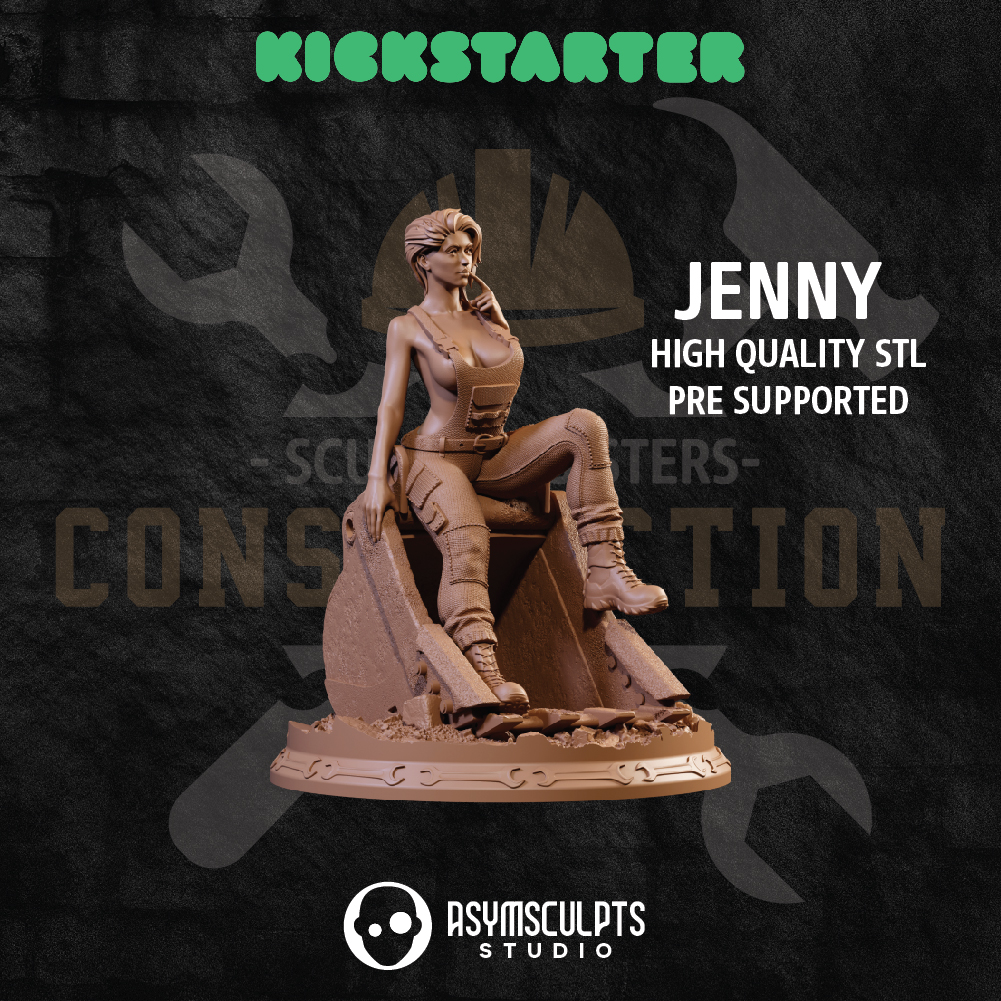Sculpted Sisters: Construction Edition - Jenny SFW