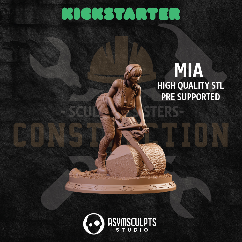 Sculpted Sisters: Construction Edition - Mia SFW