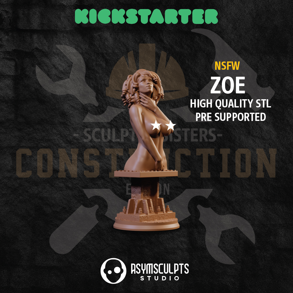 Sculpted Sisters: Construction Edition - Zoe BUST