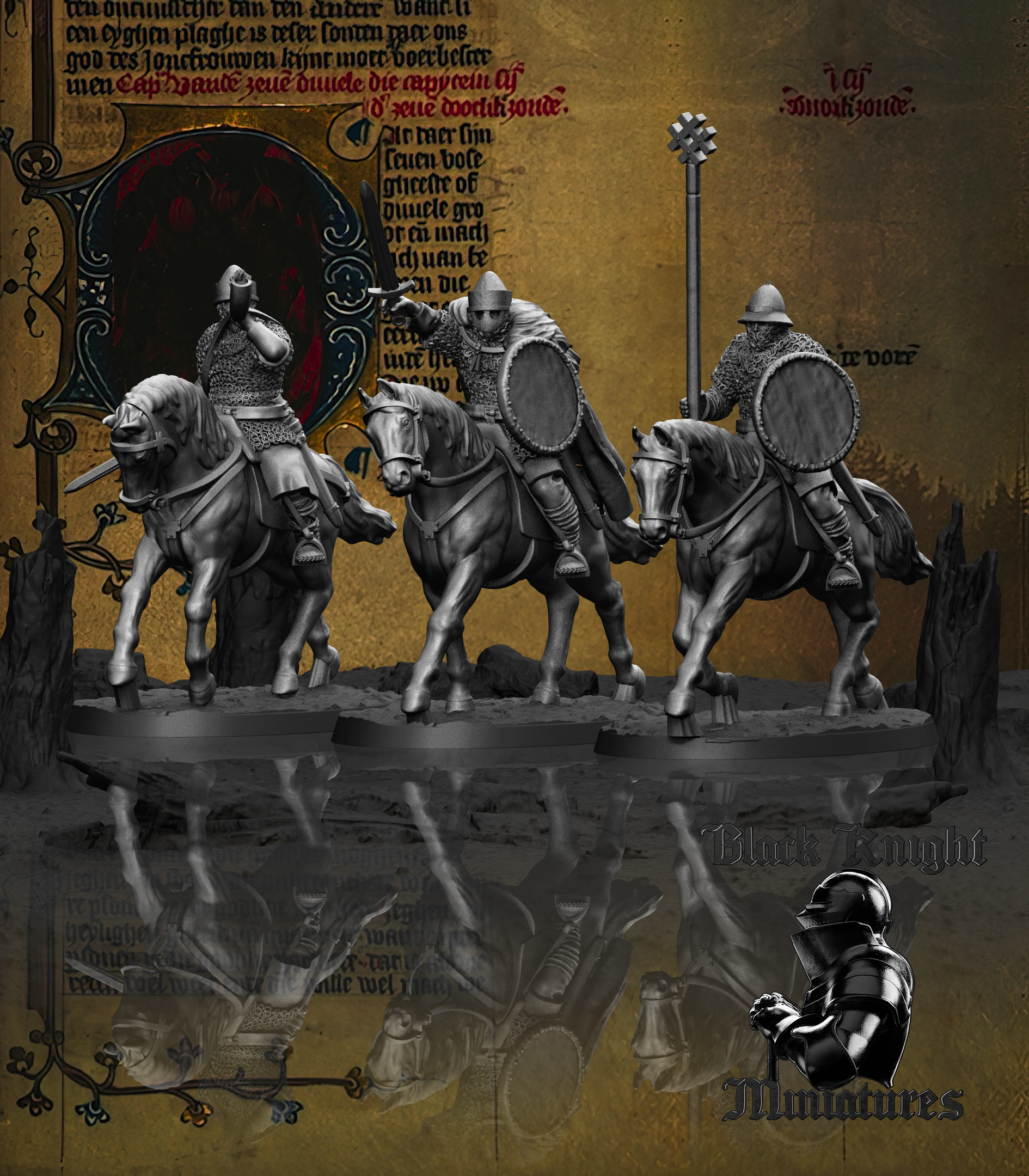13th century - Prussian Cavalry Command Group