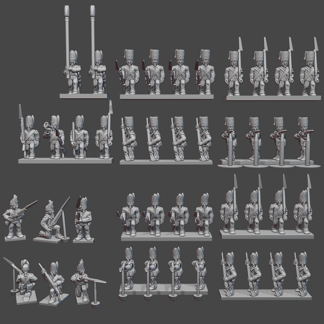 Queen's Rangers Infantry (Lights & Grenadiers) AWI-GB-8