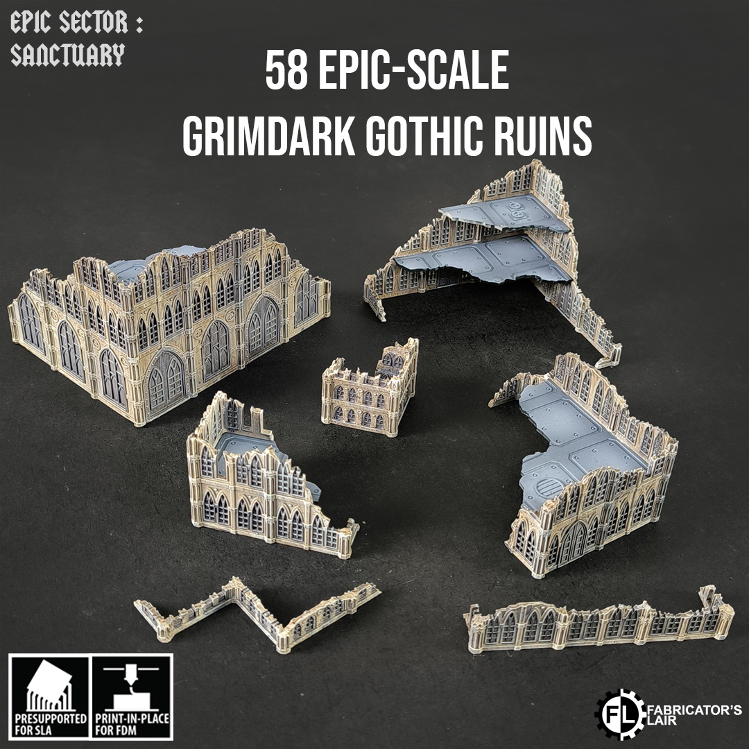 58 Epic-scale Grimdark Gothic ruins