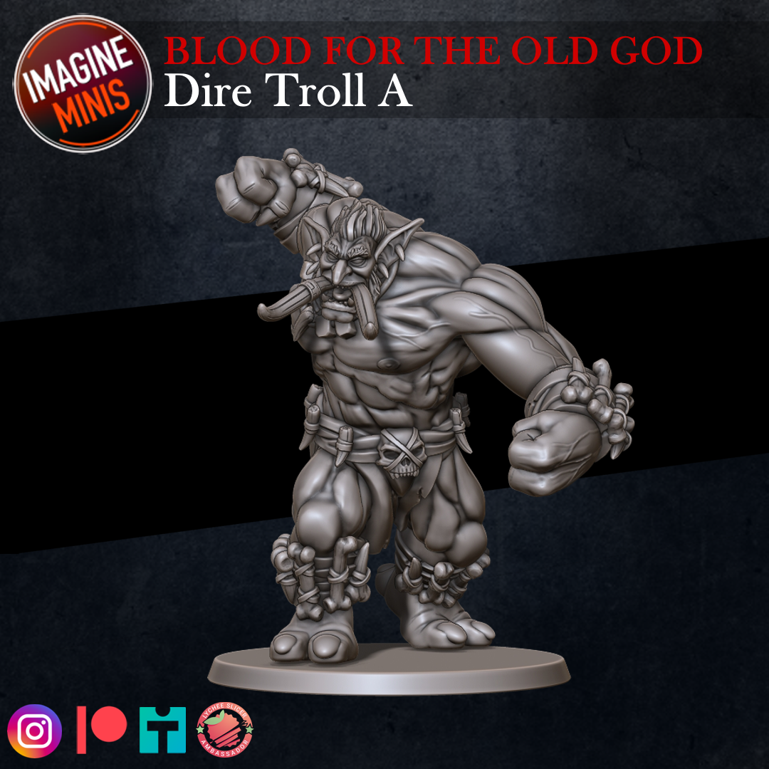 Blood For The Old God - Dire Troll A