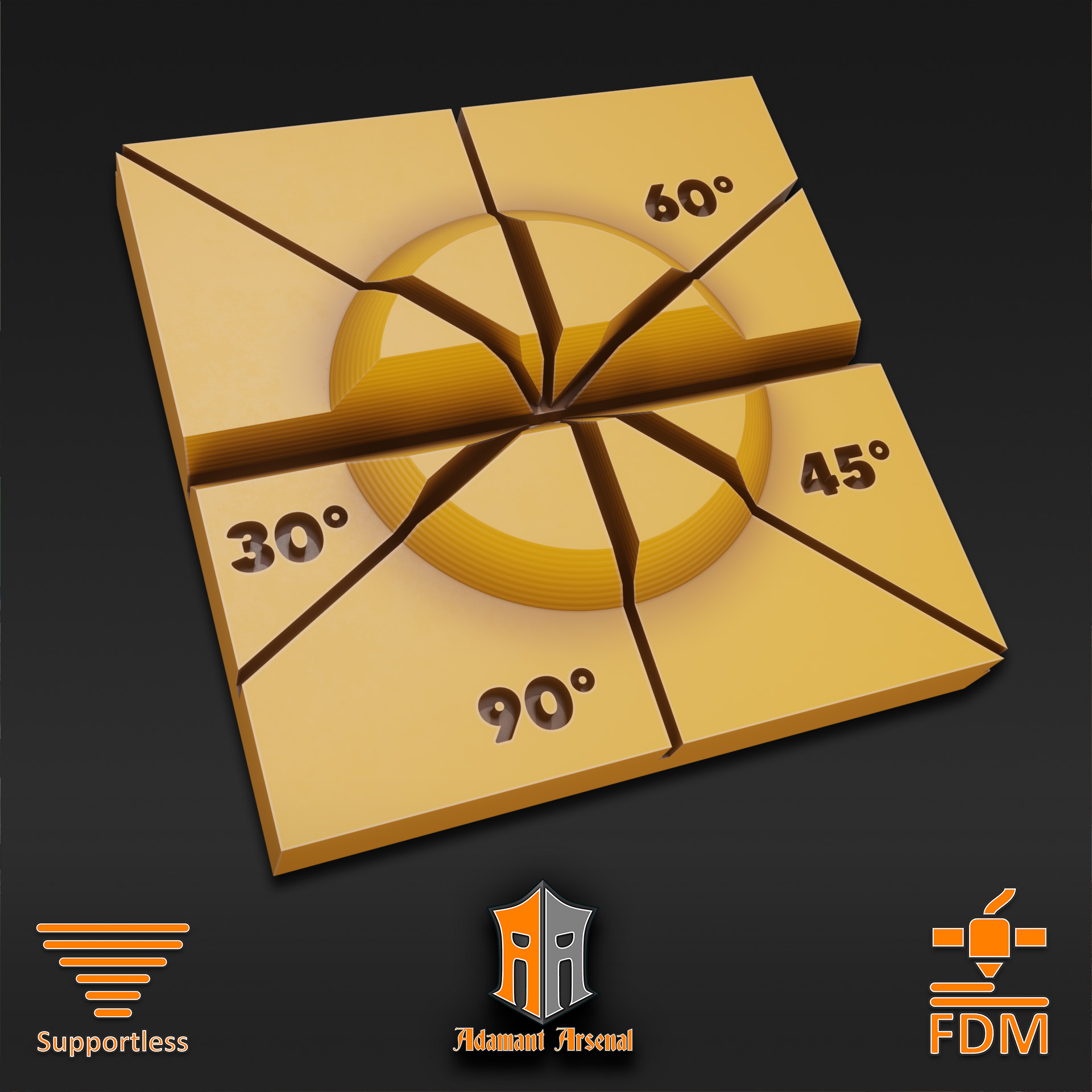 Angle cutting block