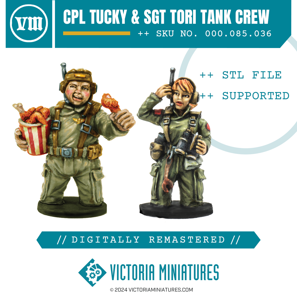 Cpl Tucky & Sgt Tori Tank Crew