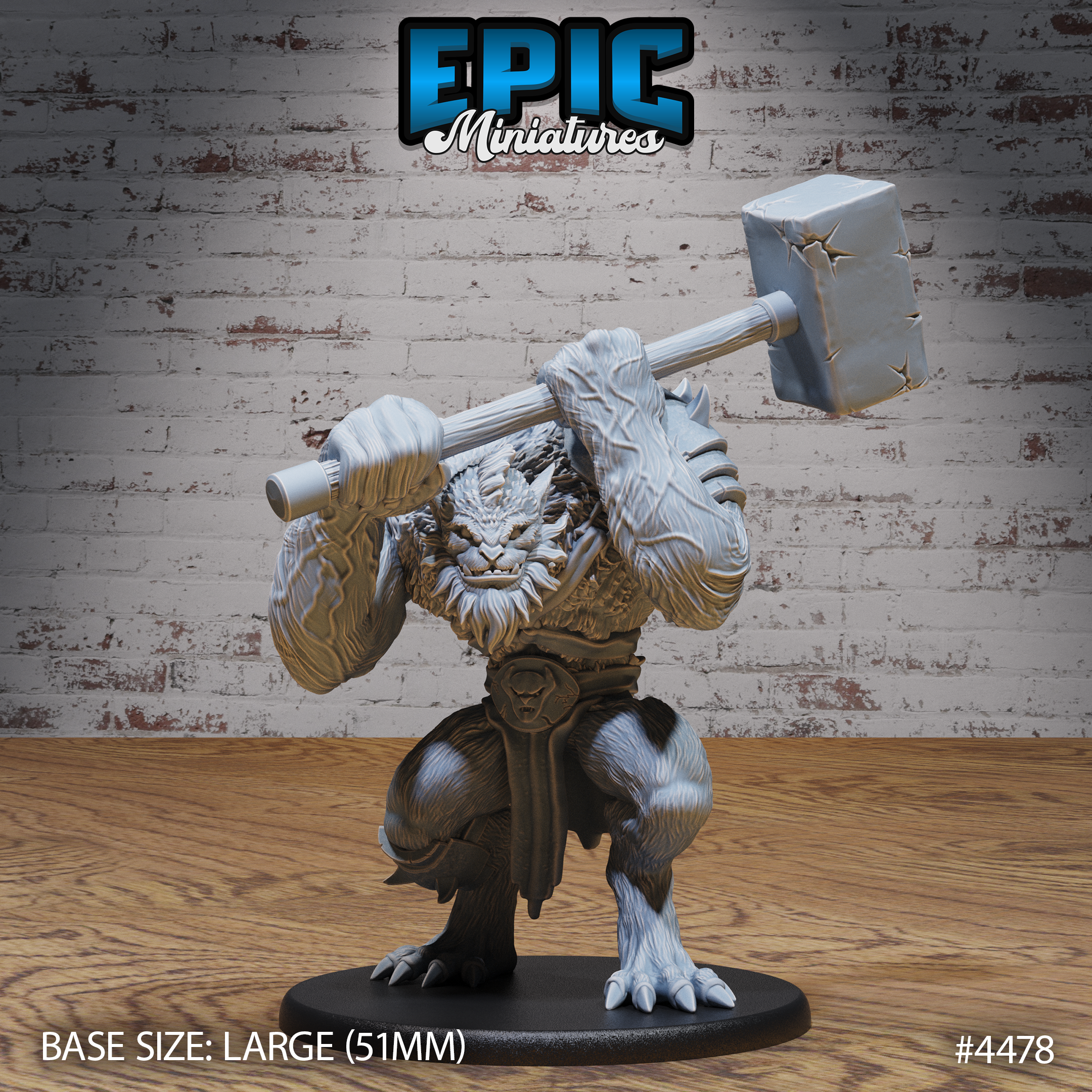 Quaggoth Attack / Evil Deep Bear / Tall Humanoid Creature / Bulky Beast / Cave Monster / Claw Fighter / White Hair Predator