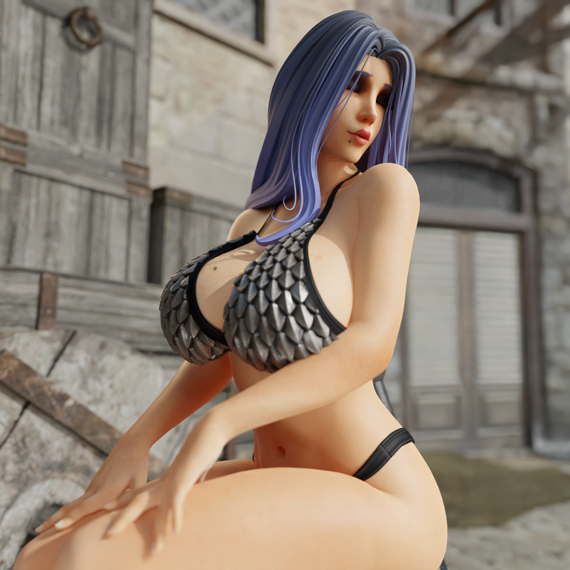 Knight Annie - Knight of Ditz Act : 2 - presupported - QB Works