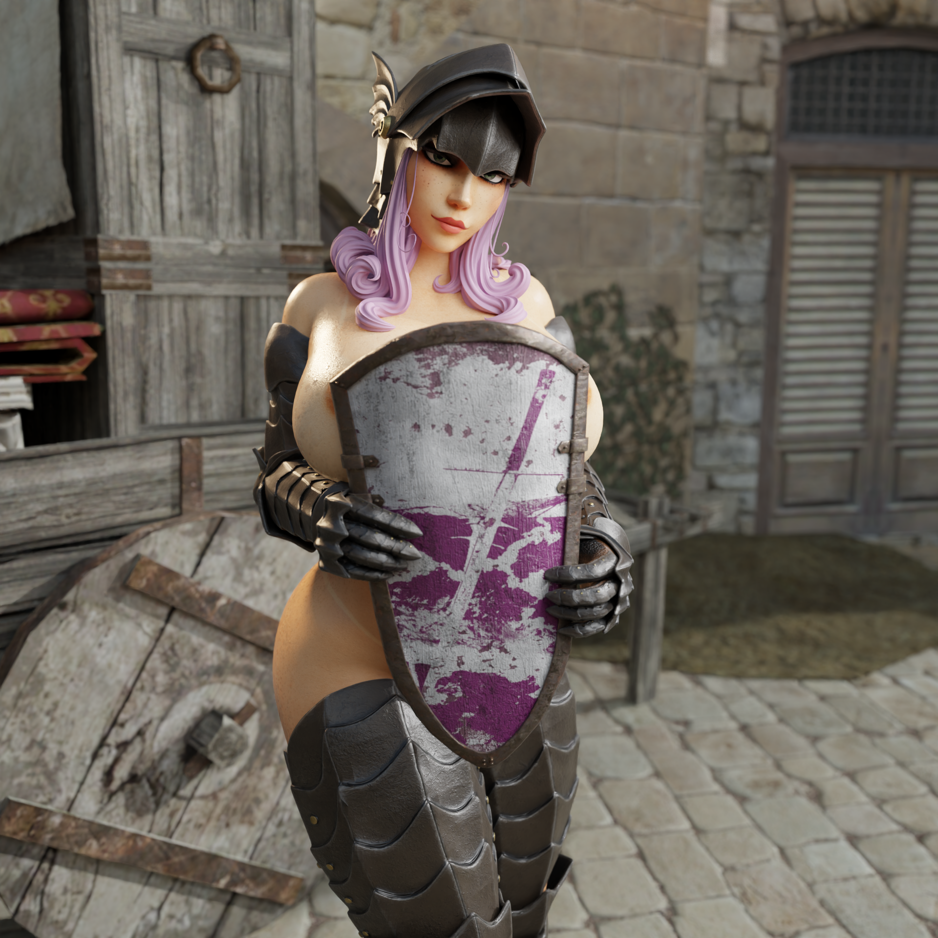 Knight Cordelia - Knight of Ditz Act : 2 - presupported - QB Works