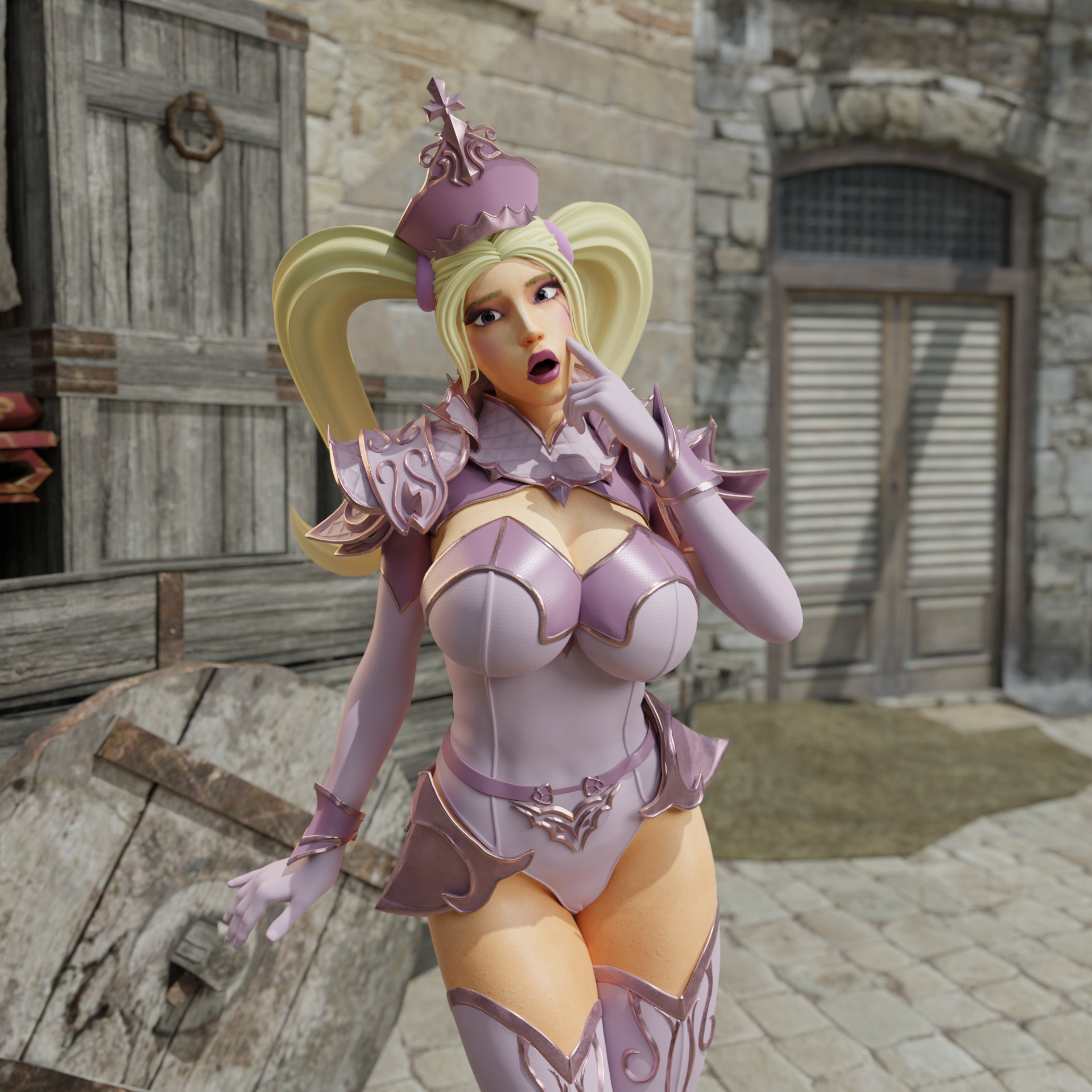 Priestess Aveline - Knight of Ditz Act : 2 - presupported - QB Works