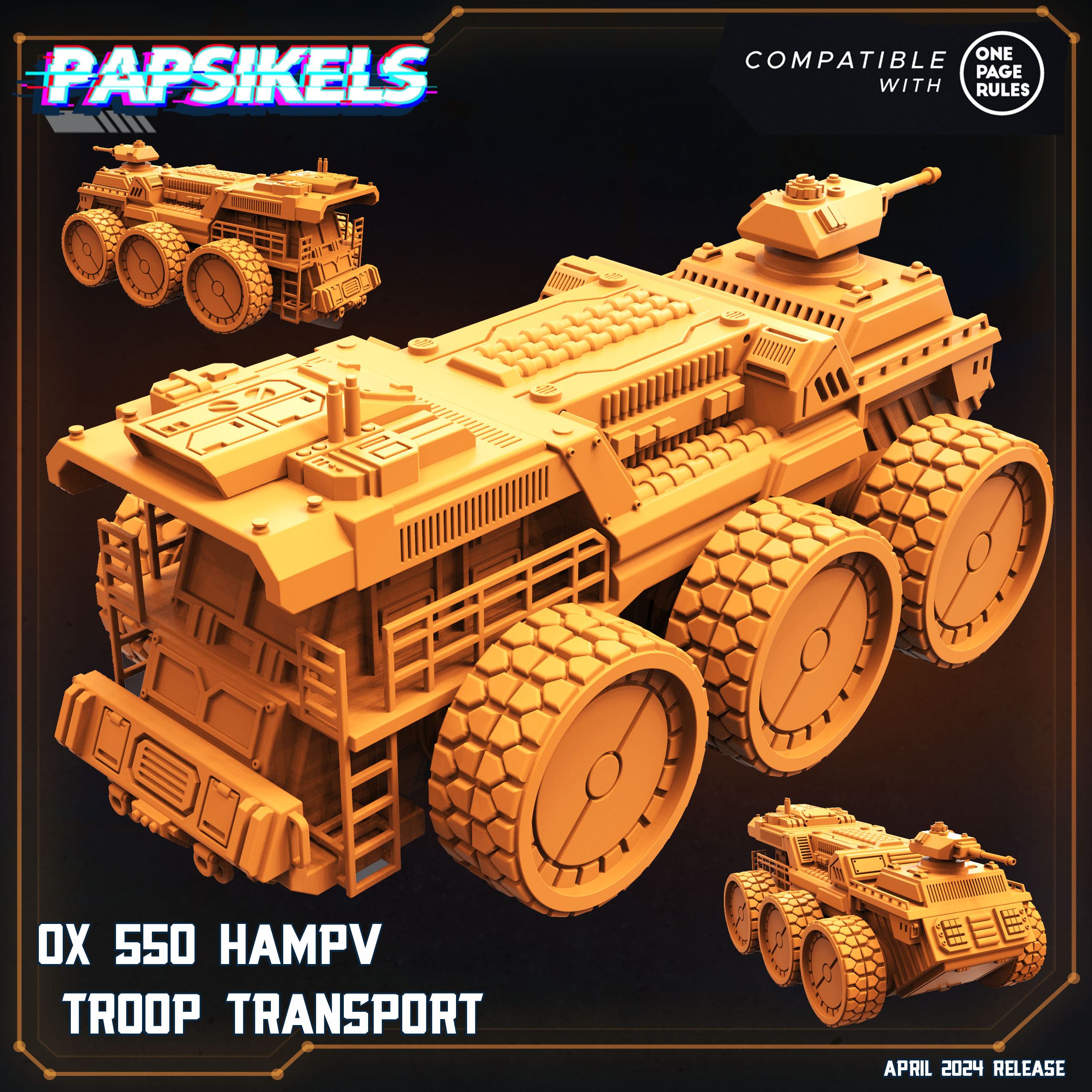 OX 550 HAMPV TROOP TRANSPORT
