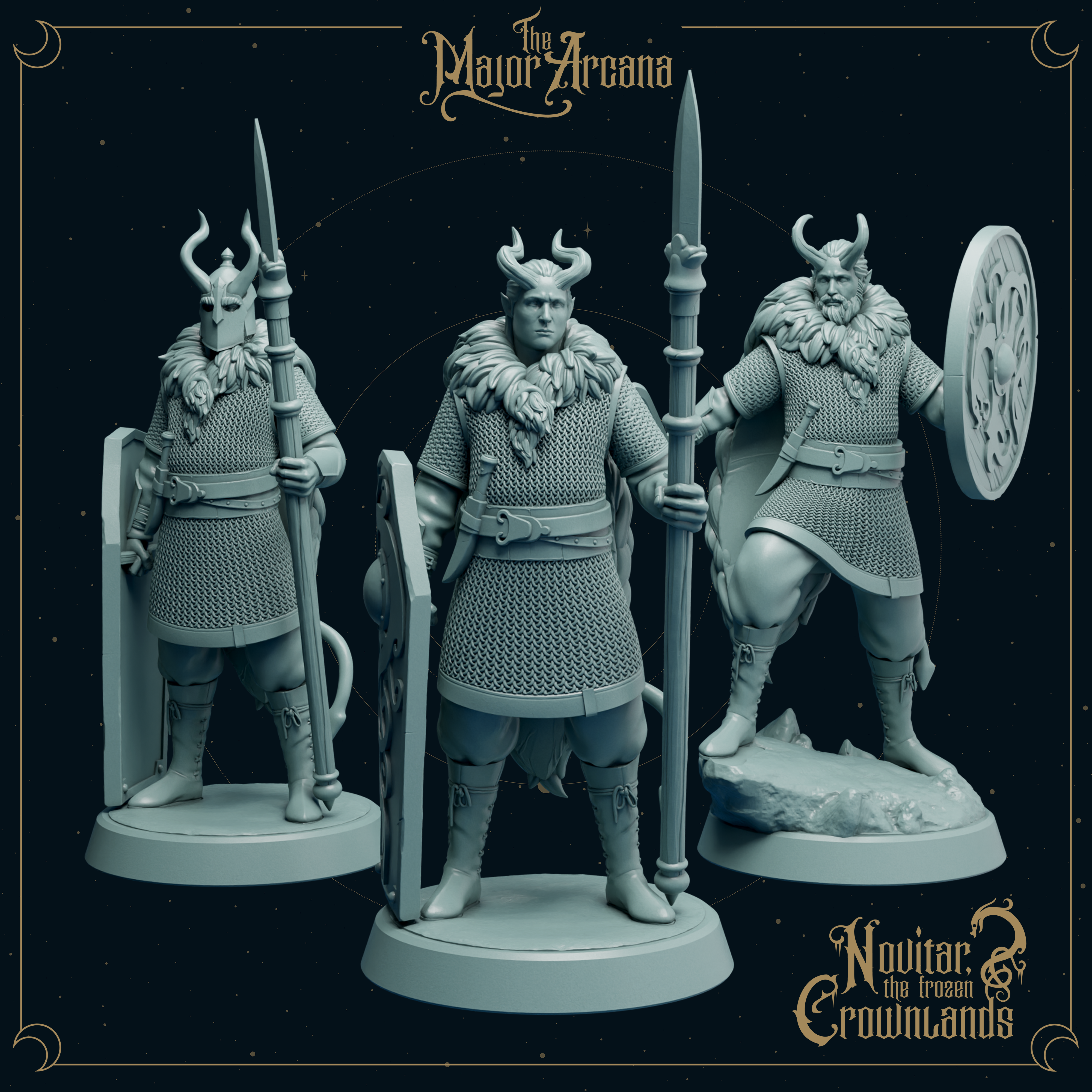 Guards of Novitar - Tiefling Warrior Bundle