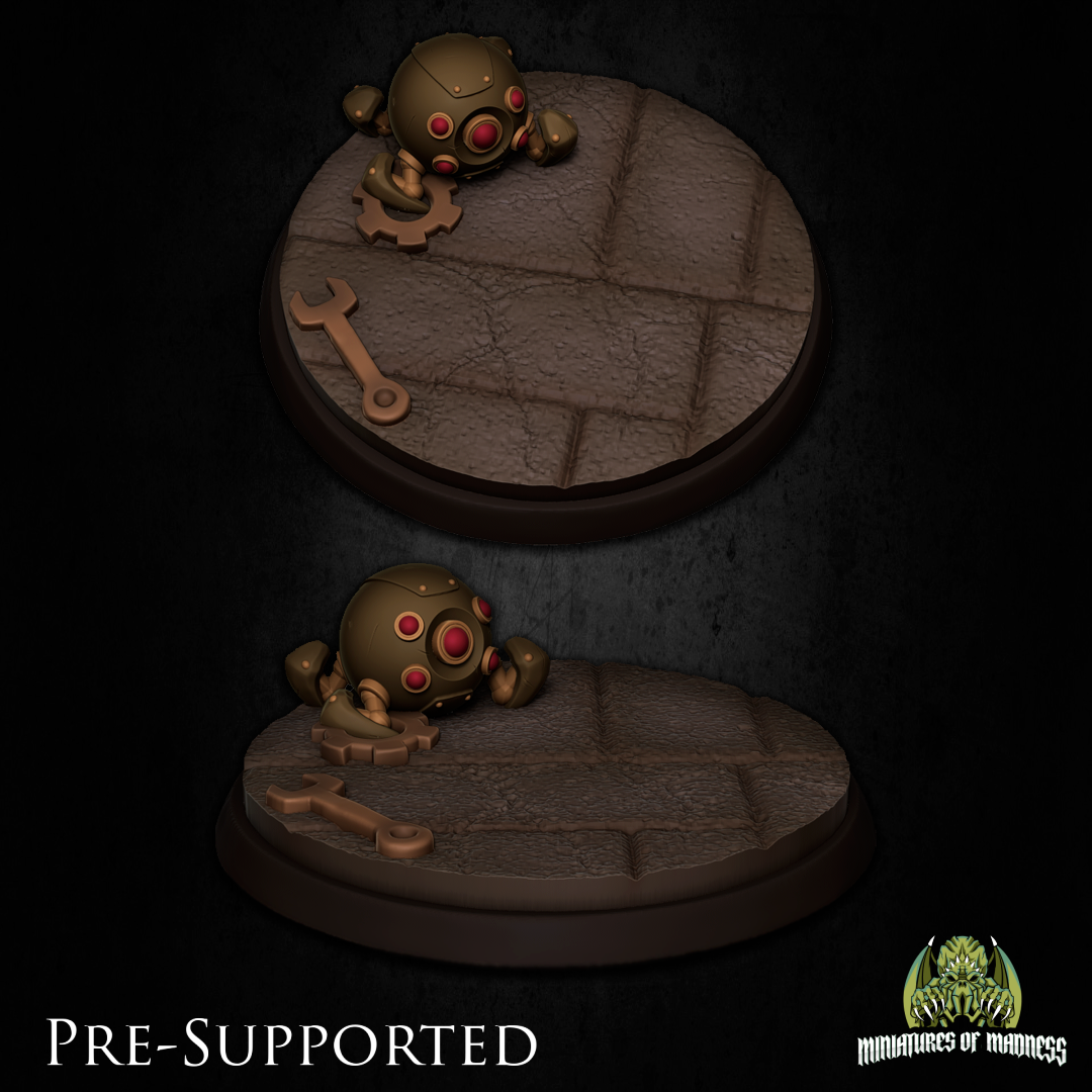 Artificier Base 25mm [PRE-SUPPORTED] Steampunk