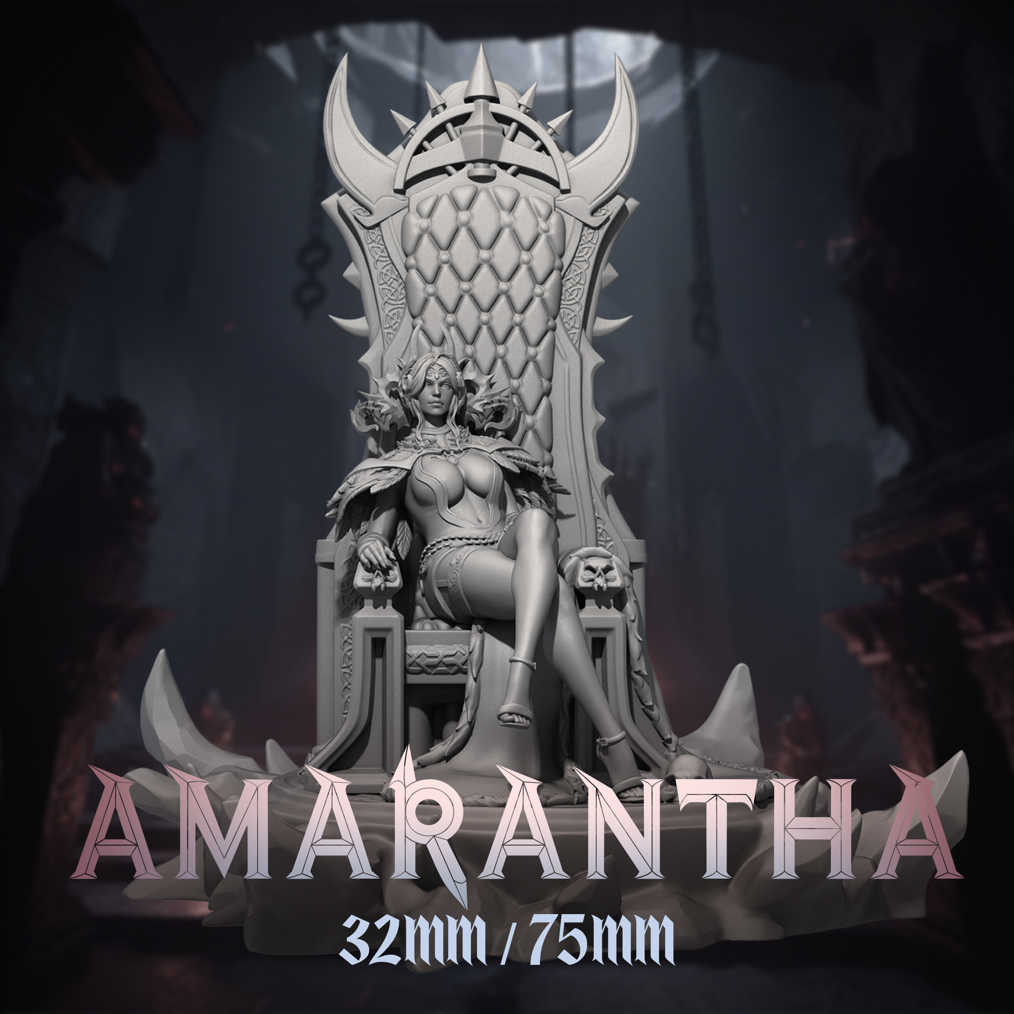 Amarantha 32mm and 75mm