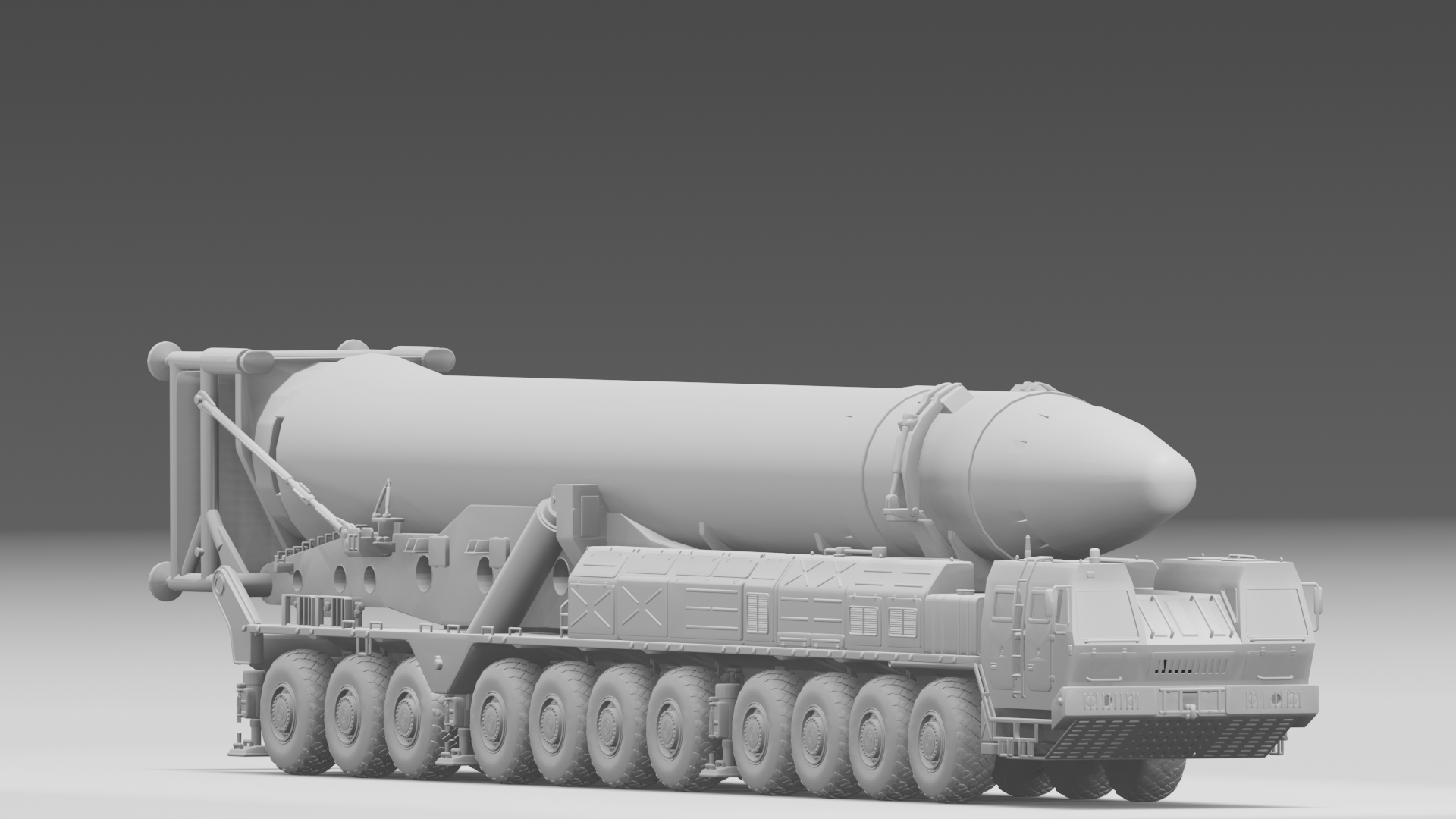 Hwasong 17 ICBM on WS52100 TEL